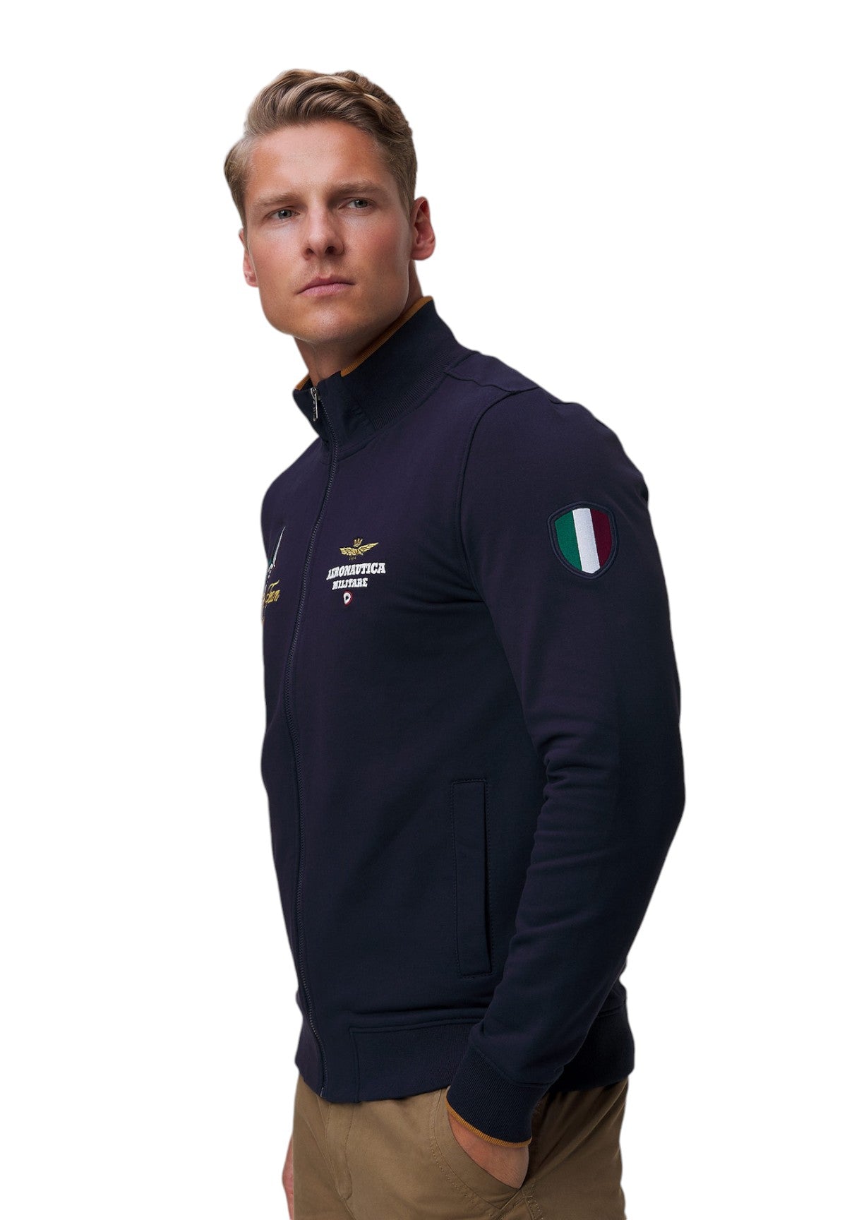 Felpa Full-Zip 242FE1869F439 Dark blu