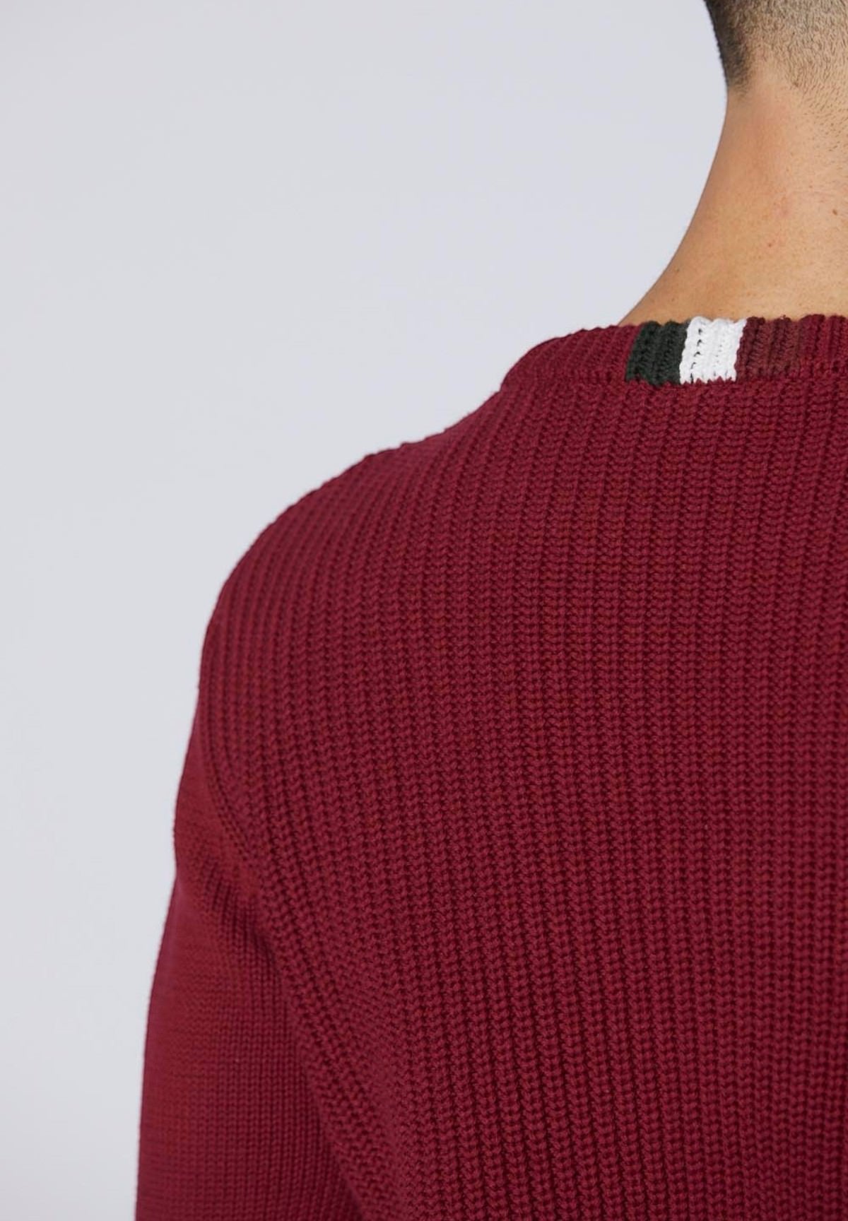 Maglione Girocollo 242ma1453l409 Burgundy