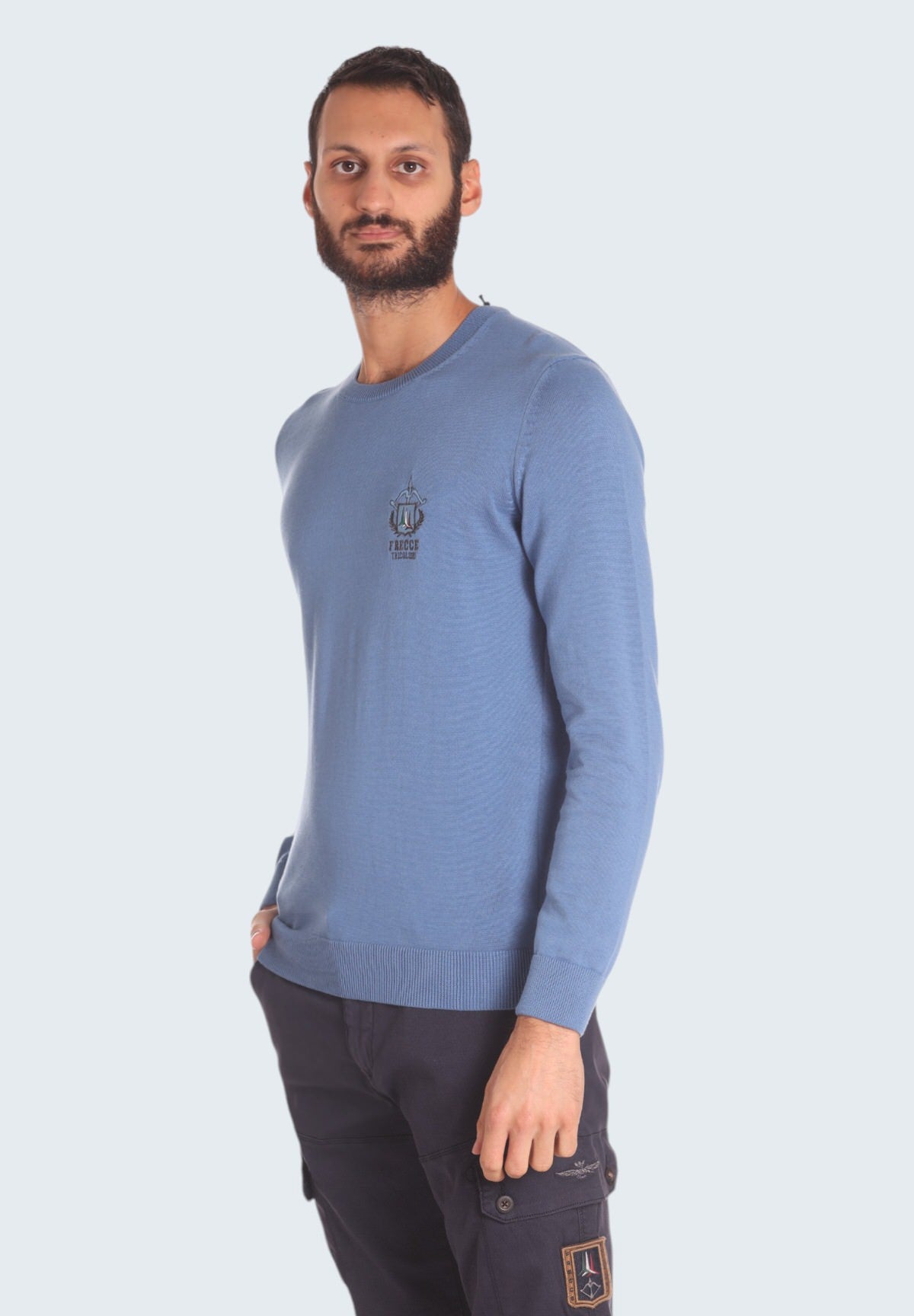 Maglione Girocollo 242MA1513L506 Coronet Blue