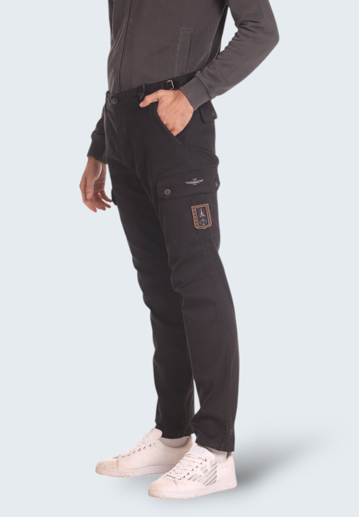 Pantaloni Cargo 242PA1629CT3400 Jet Black