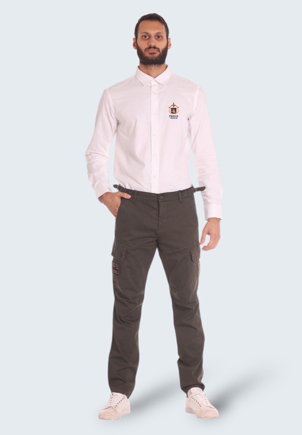 Pantaloni Cargo 242PA1629CT3400 Dark Musk