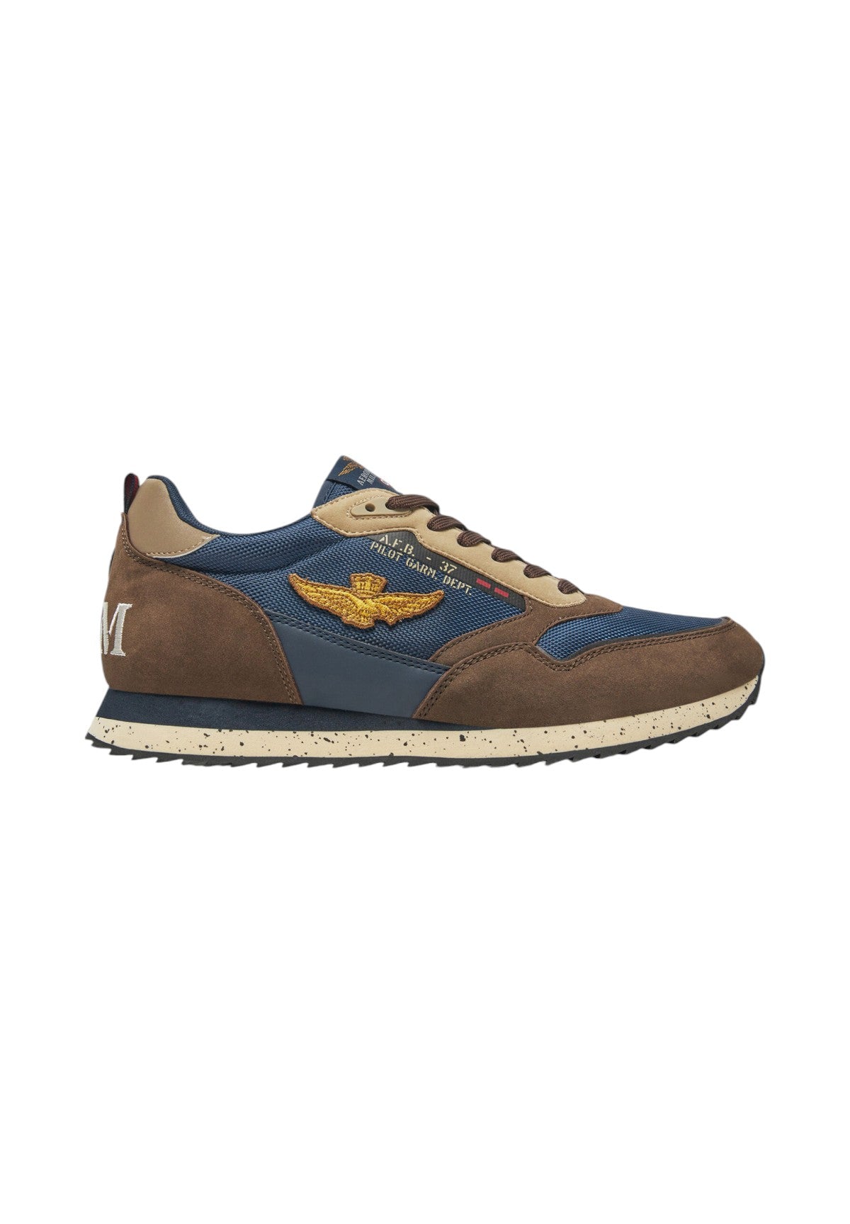 Sneakers 242SC288CT3379 Brown, Blue