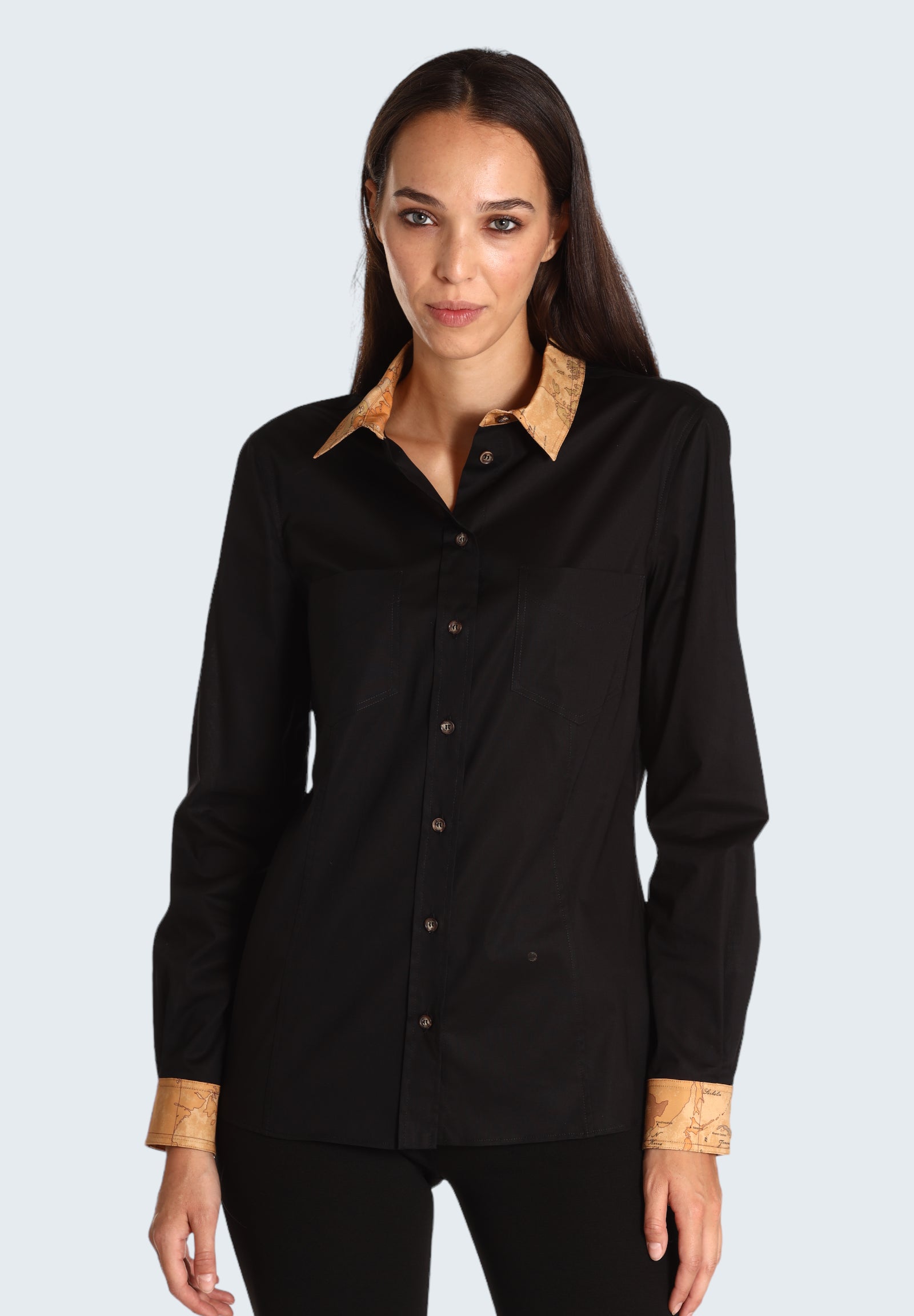 Camicia A Maniche Lunghe 0962 Nero