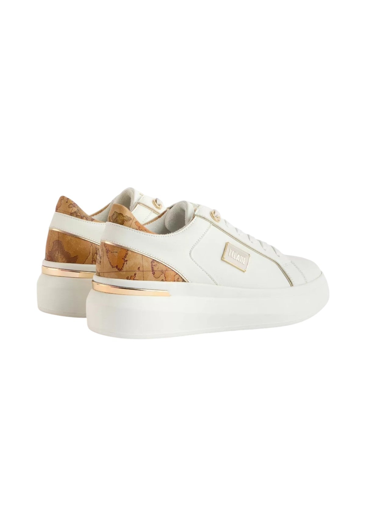 Sneakers Eco nappa con targhetta smaltata 1? Classe 1008 Bianco