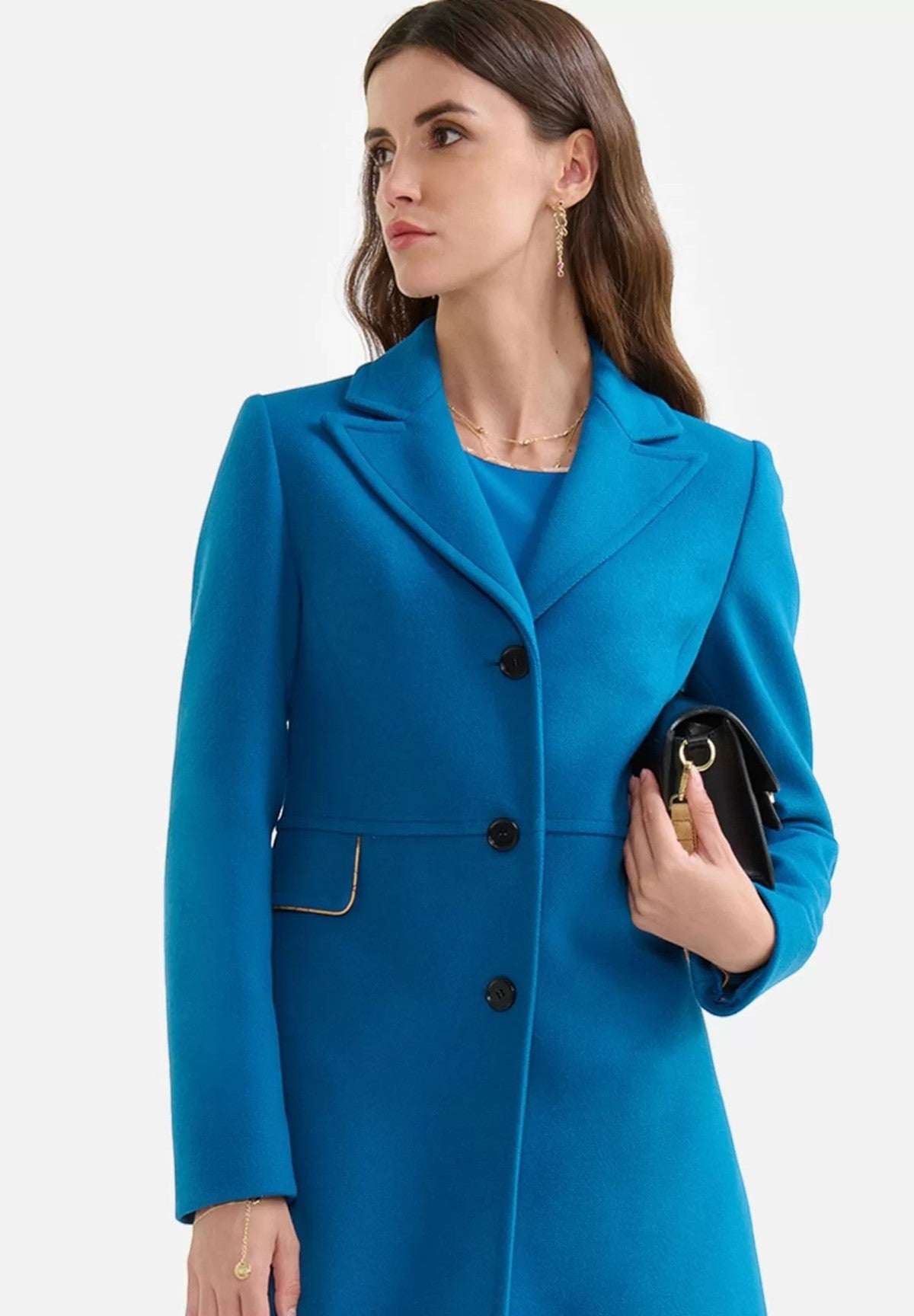 Cappotto 1015 Blu Di Prussia