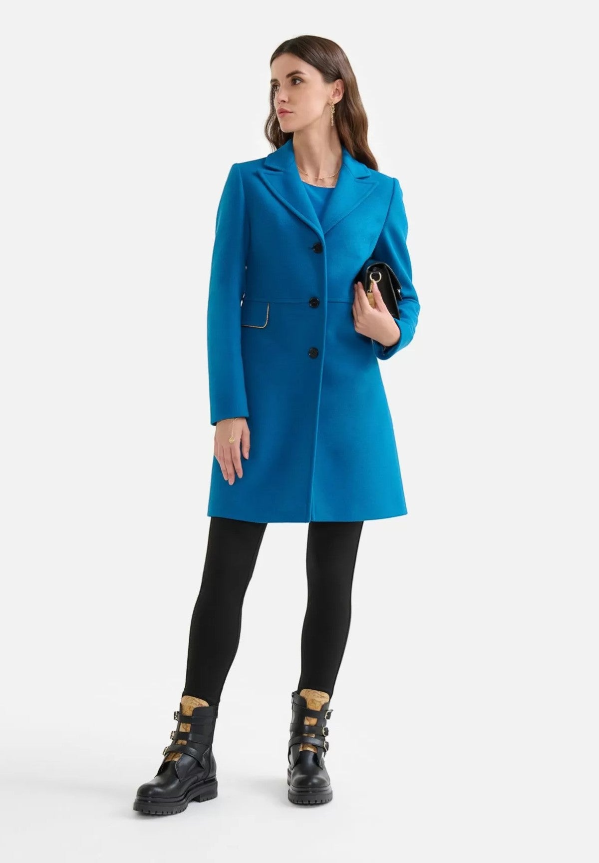 Cappotto 1015 Blu Di Prussia