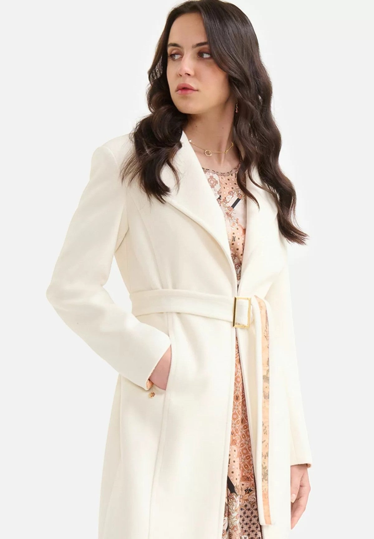 Cappotto 1030 Bianco Lana