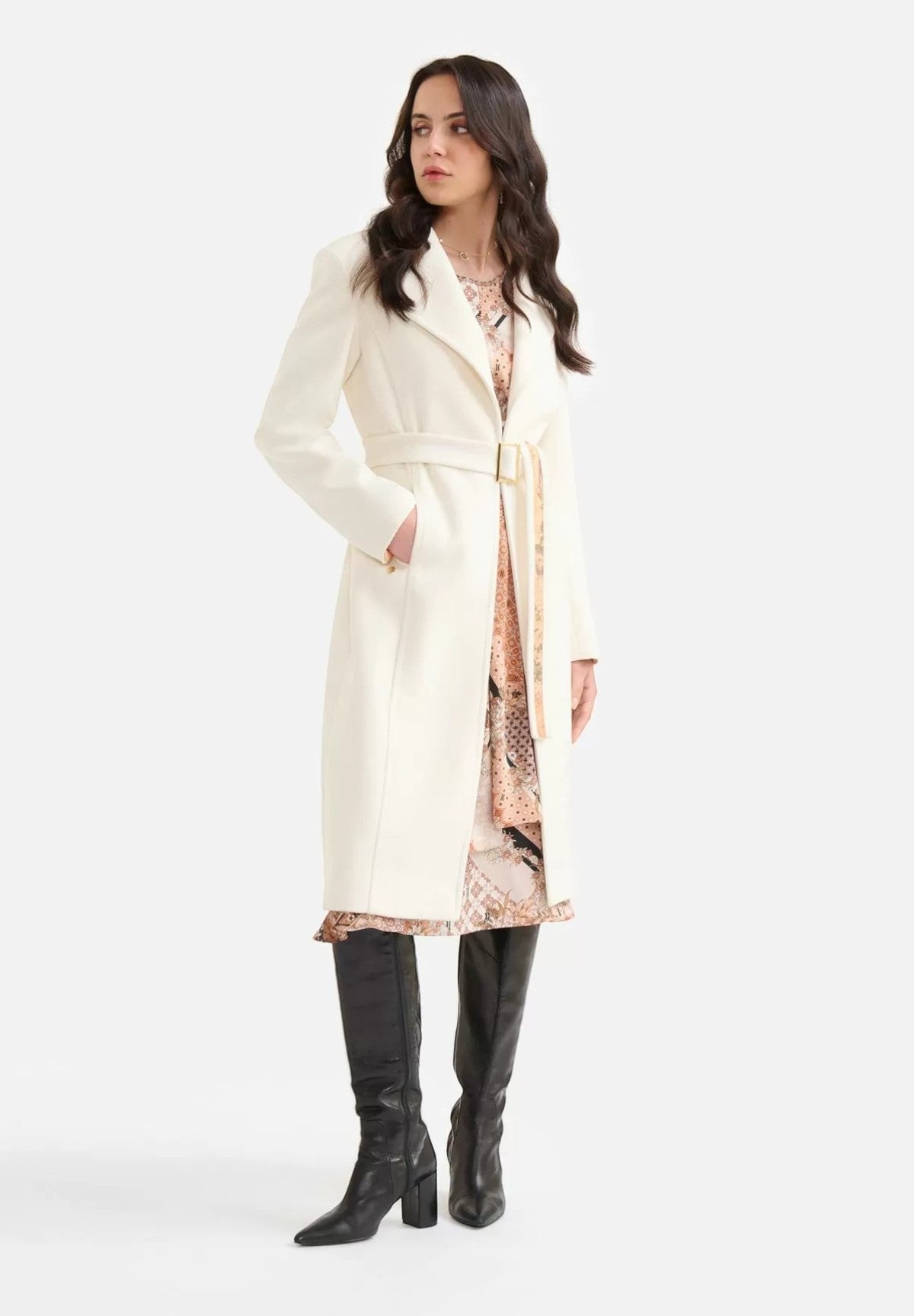 Cappotto 1030 Bianco Lana