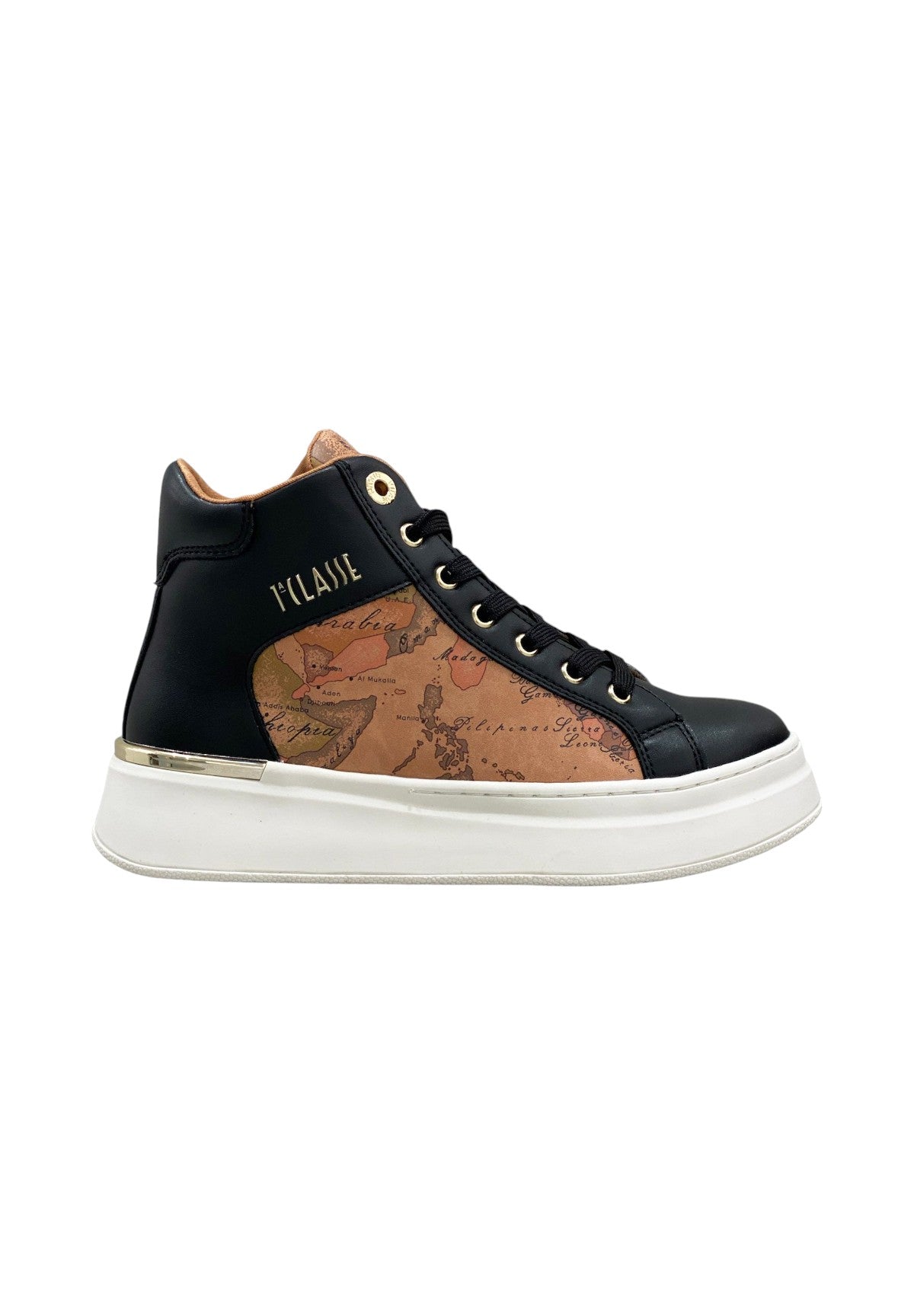 Sneakers 1982 Nero, geo beige