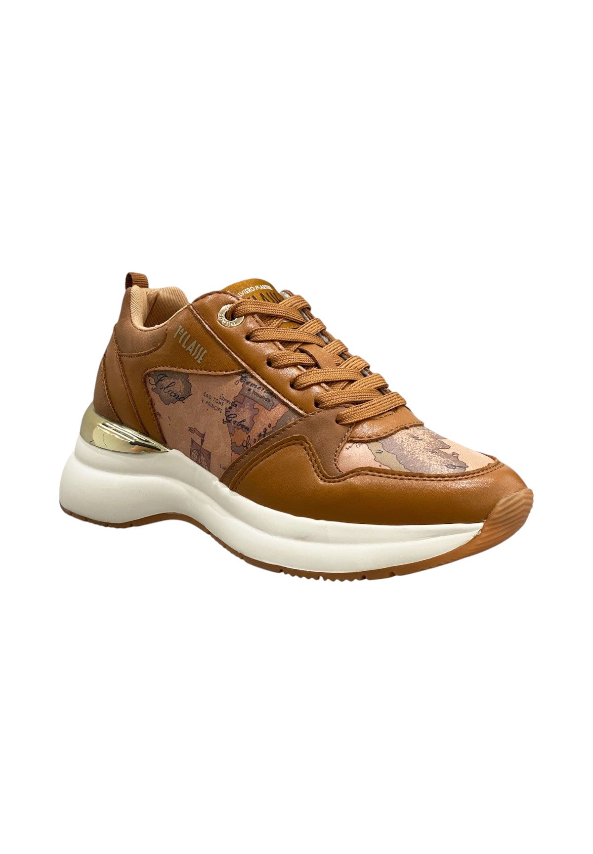 Sneakers 2004 Cuoio, Geo Beige