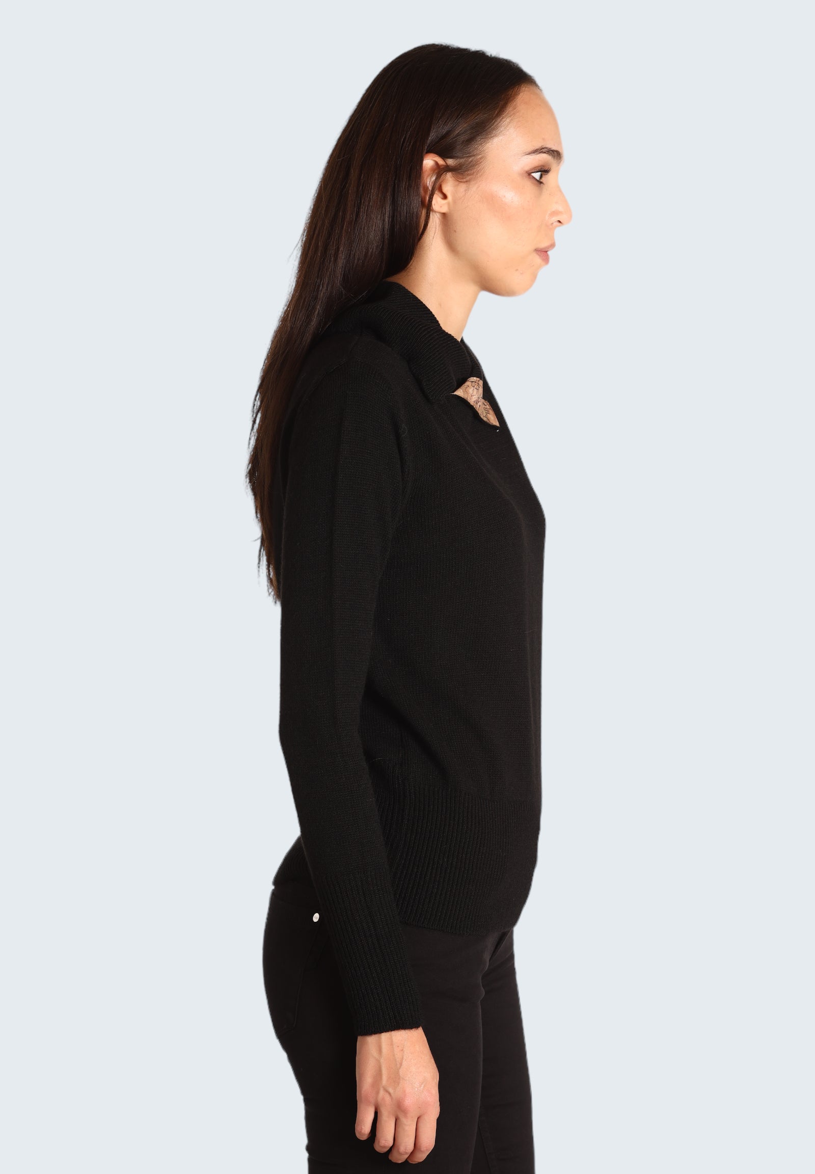 Maglione Girocollo 7028 Nero