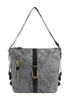 Alviero Martini 1a Classe Borsa a Spalla Social Soft Doppia Portabilità LA91 Grigio scuro