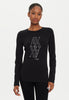 Armani Exchange T-Shirt Con Stampa 6dyt05 Black