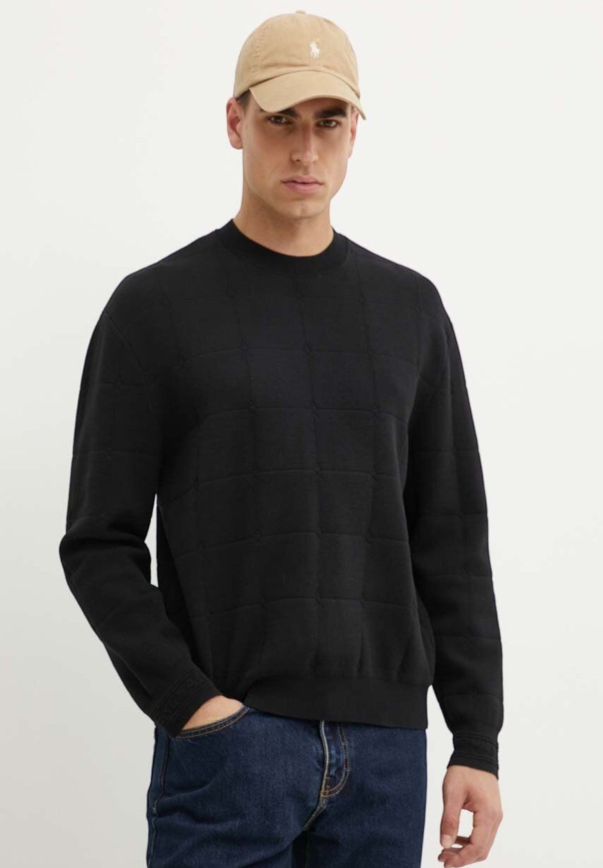 Maglione Girocollo 6DZM6C Black