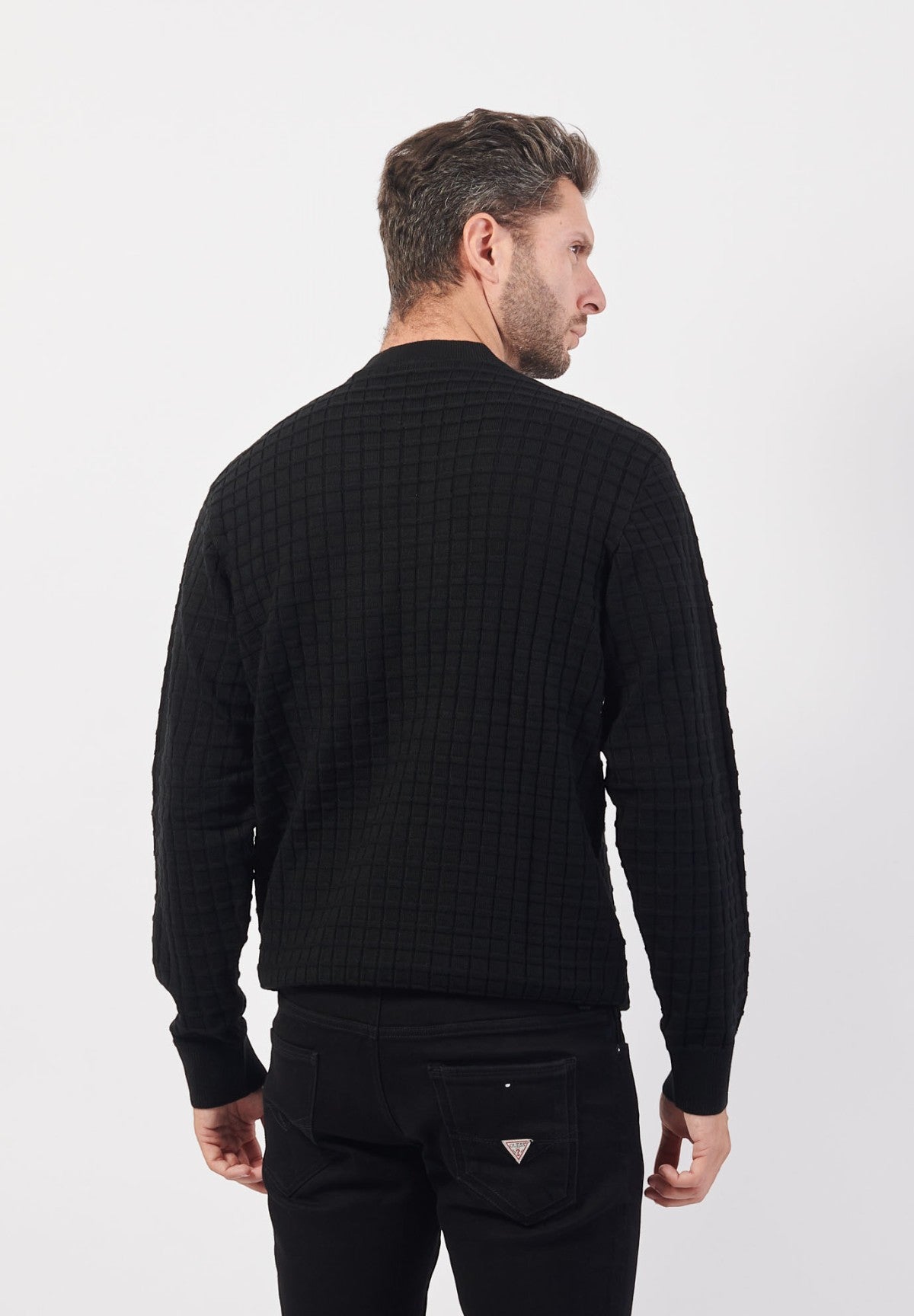 Maglione Girocollo 6DZM6F Black