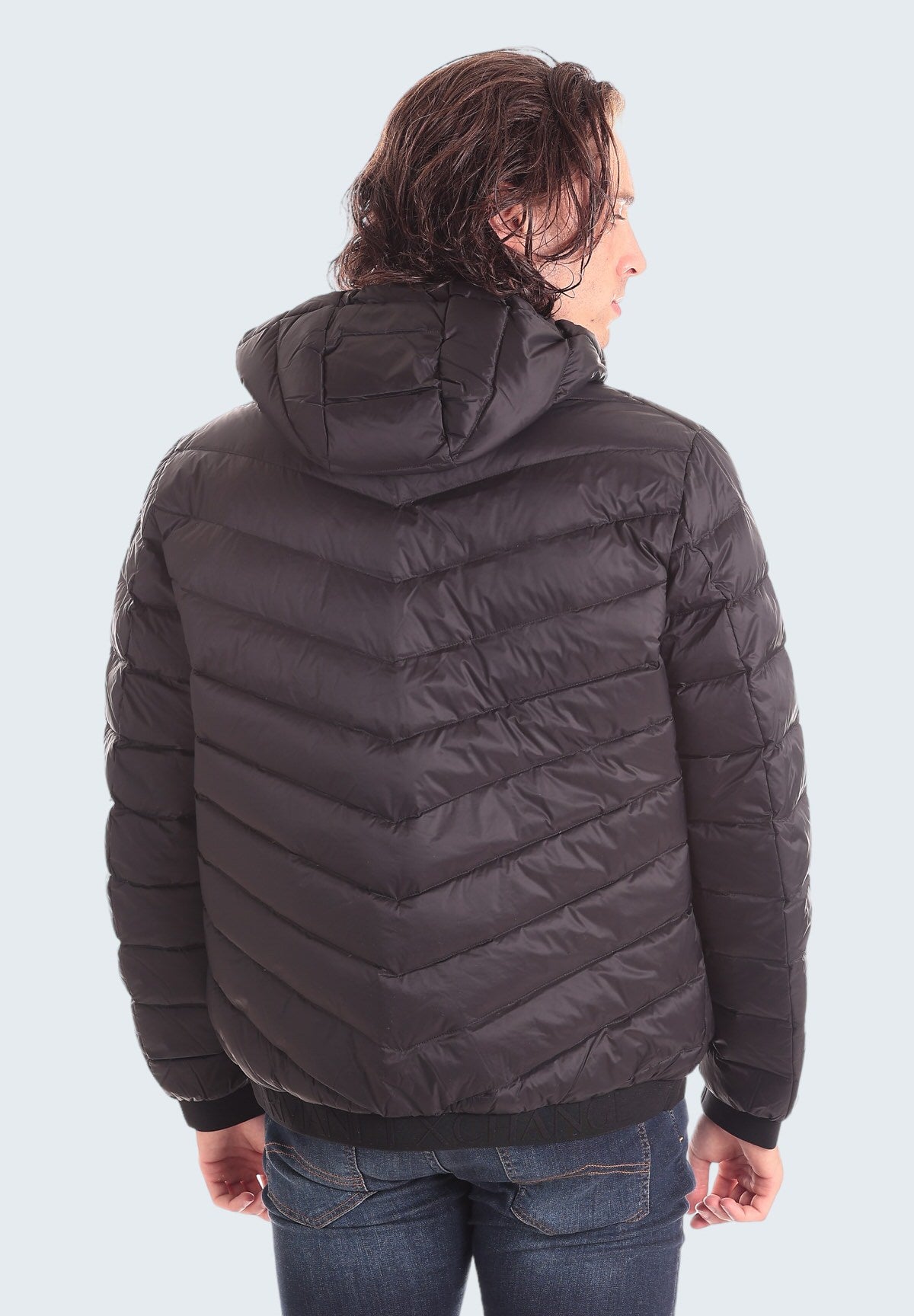 Giubbotto Recycled Hooded Puff K10k113908 Ck Black