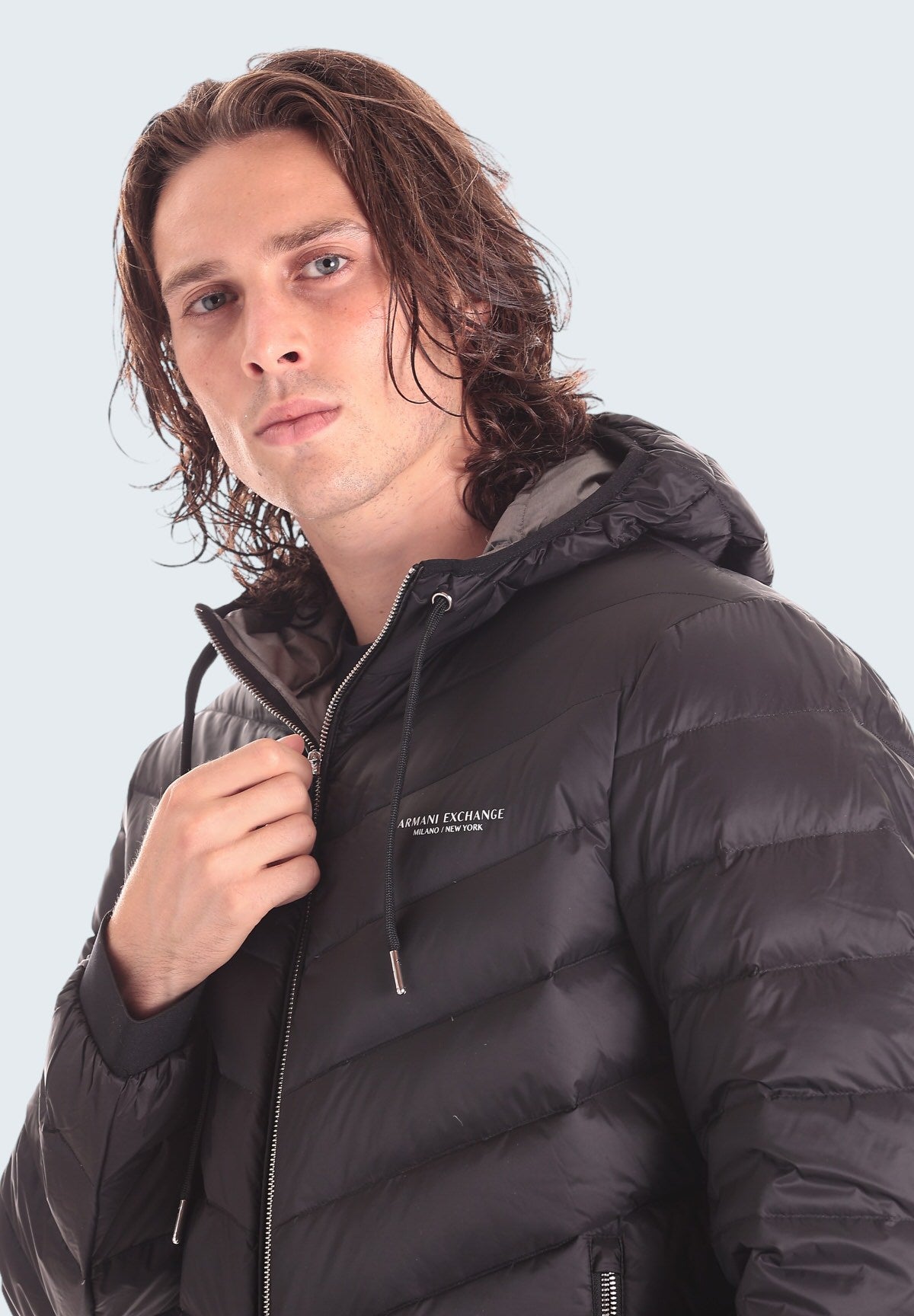 Giubbotto Recycled Hooded Puff K10k113908 Ck Black