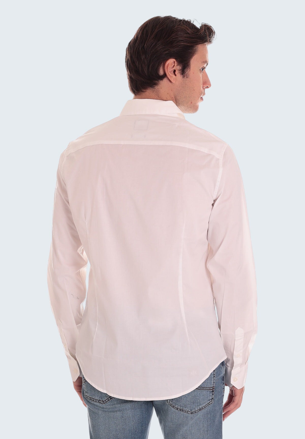 Camicia a Maniche Lunghe 8NZC31 White