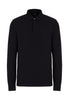 Armani Exchange Polo Piqué Polo slim fit in cotone stretch a maniche lunghe 8NZF79 Black