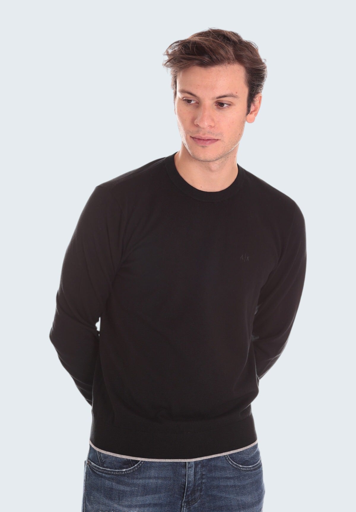 Maglione Girocollo 8nzm6a Black