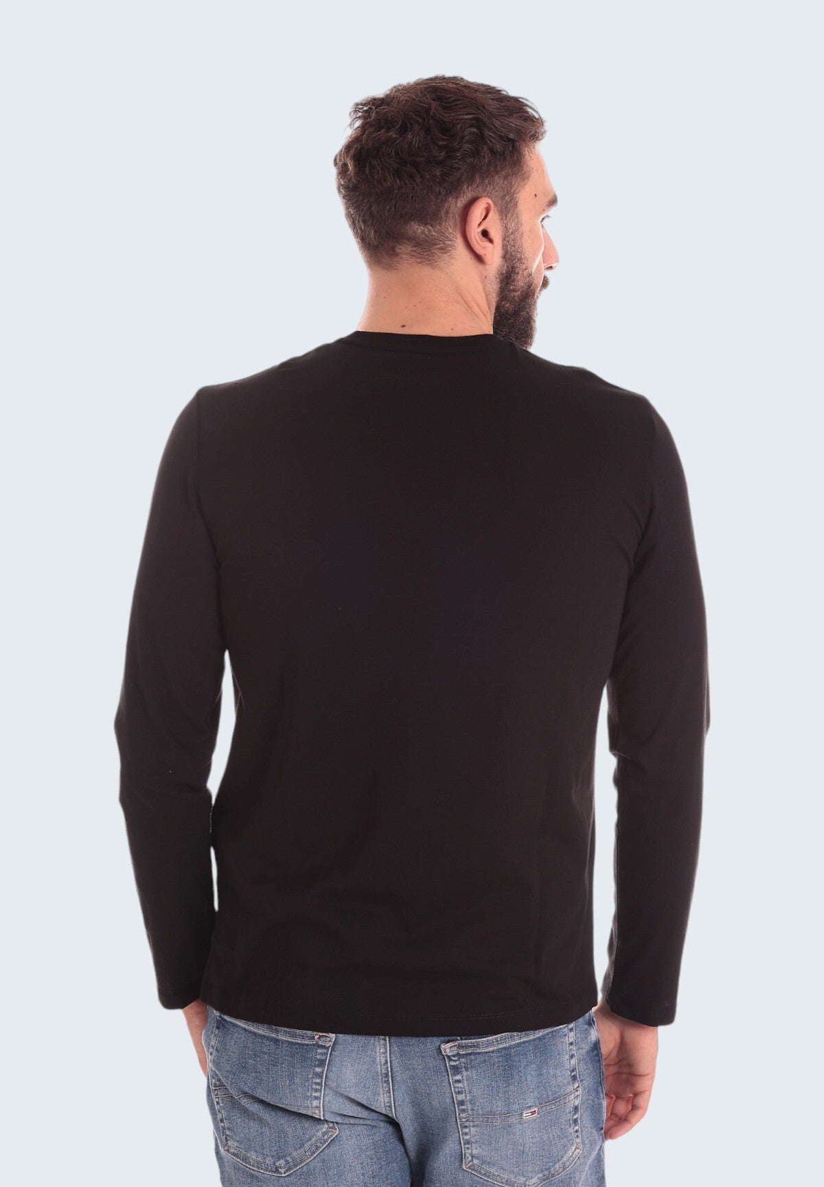 T-shirt con Stampa T-shirt a maniche lunghe con logo 8NZTCH Black