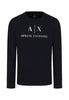 Armani Exchange T-shirt con Stampa T-shirt a maniche lunghe con logo 8NZTCH Black