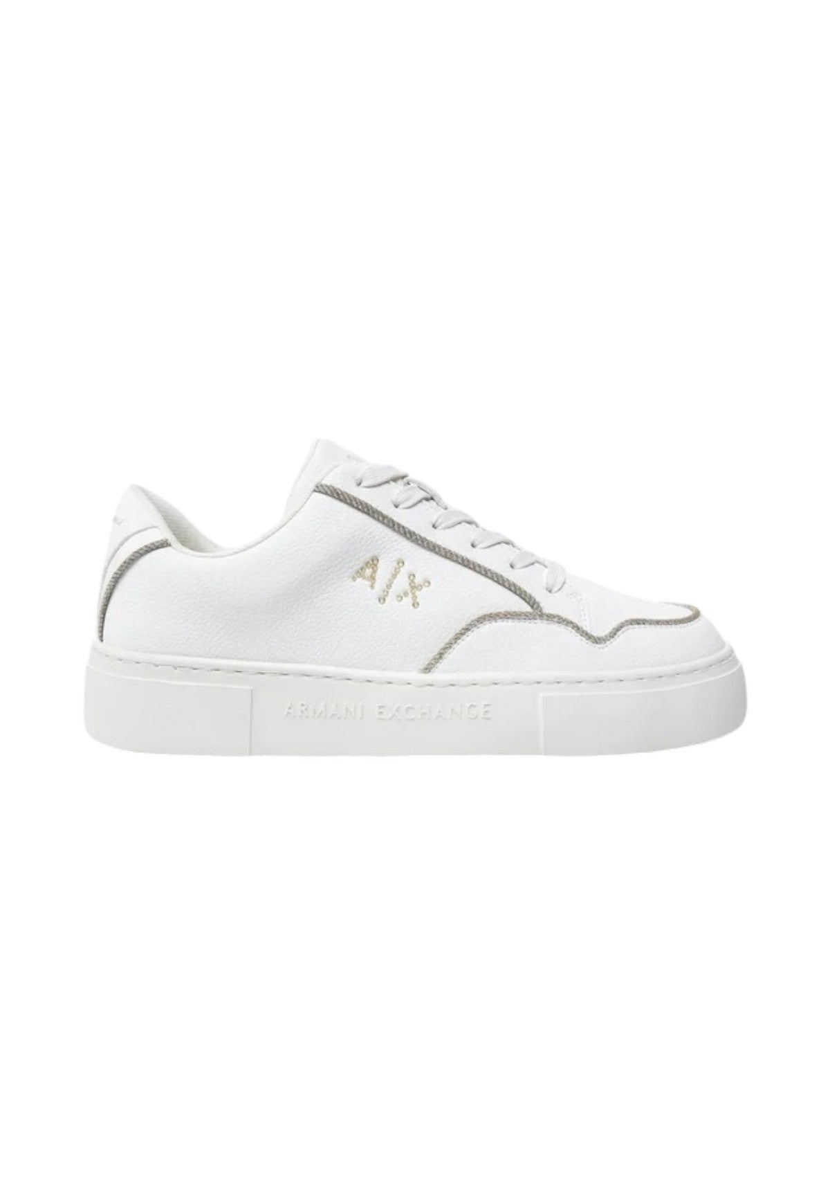 Sneakers XDX160 Off White, Pale Gold