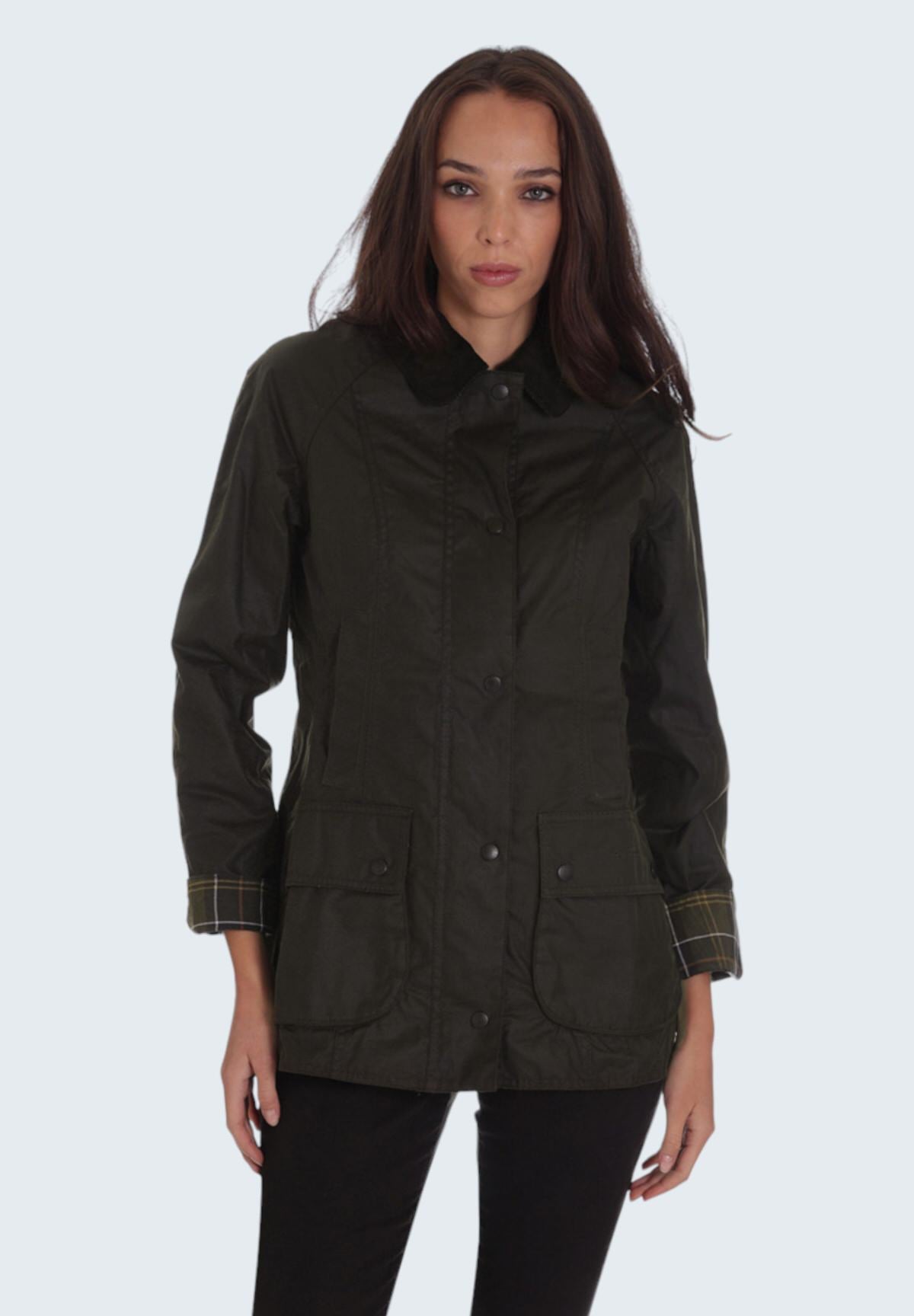 Giubbotto Classic Beadnell Wax Jacket LWX0668 Olive