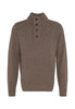 Barbour Maglione Collo Alto Essential Patch Half Zip Mkn0585 Stone