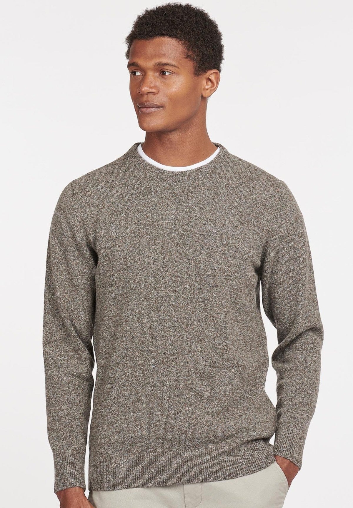 Maglione Girocollo Essential Tisbury Crew MKN0844 Fog