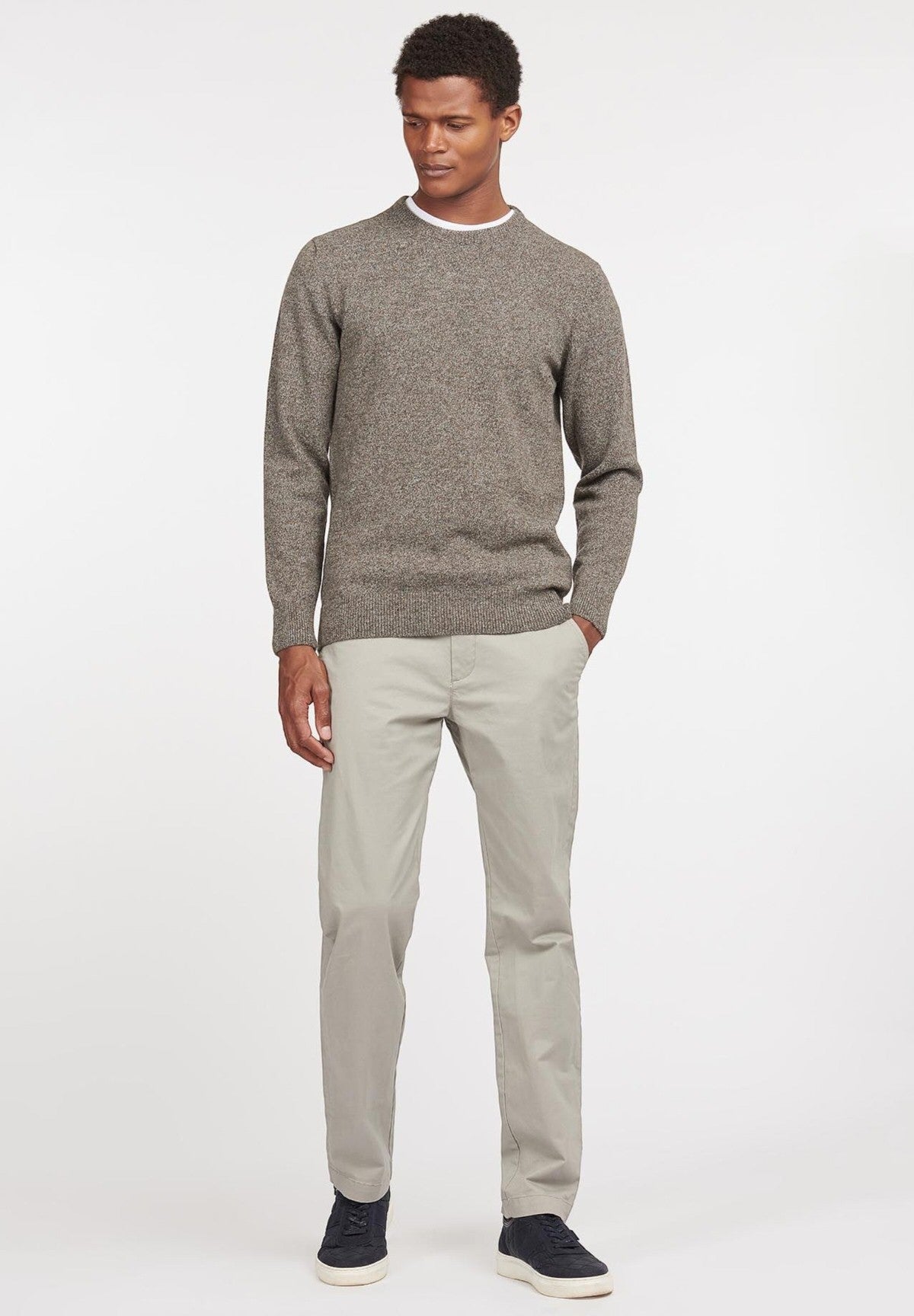 Maglione Girocollo Essential Tisbury Crew MKN0844 Fog