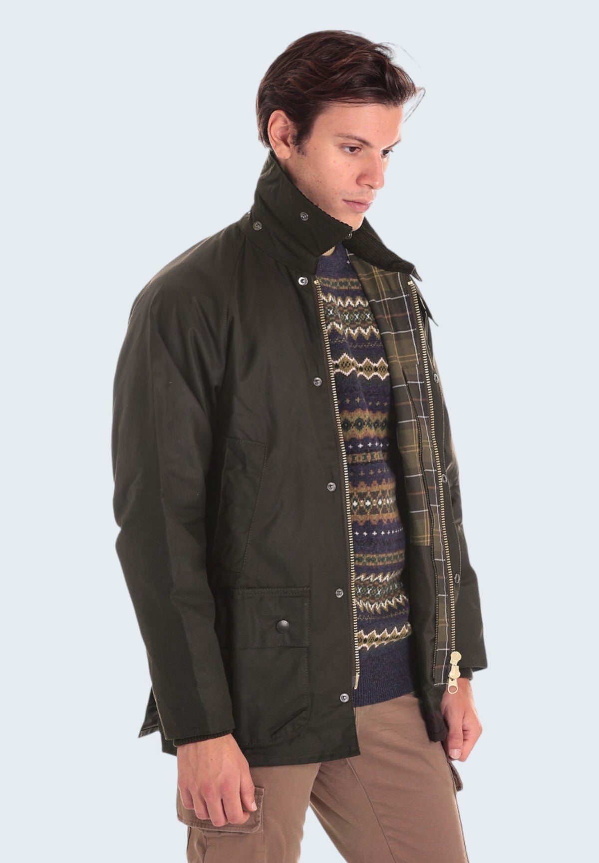 Giubbotto Classic Bedale Wax Jacket MWX0010 Olive