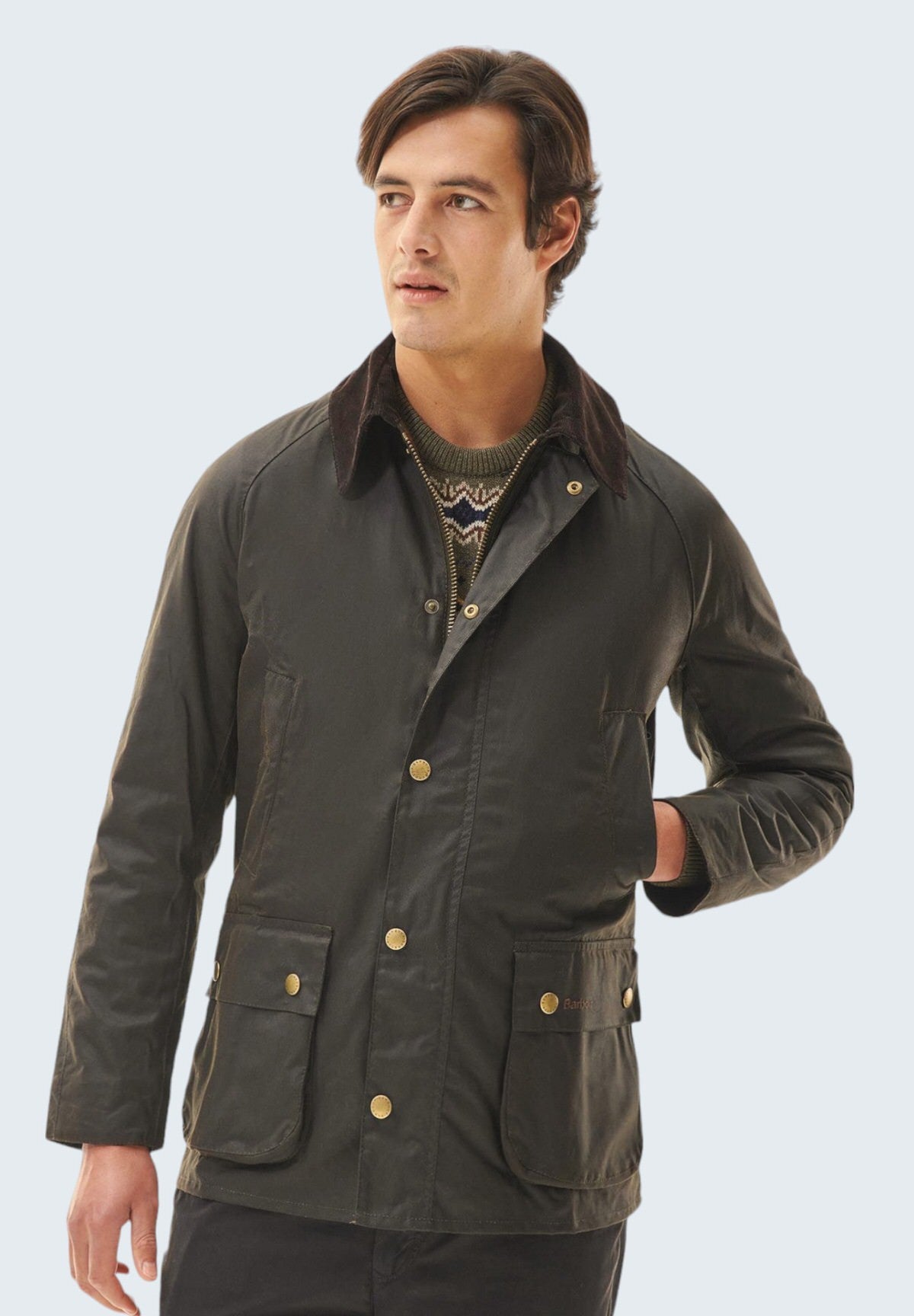 Giubbotto Ashby Wax Jacket MWX0339 Olive