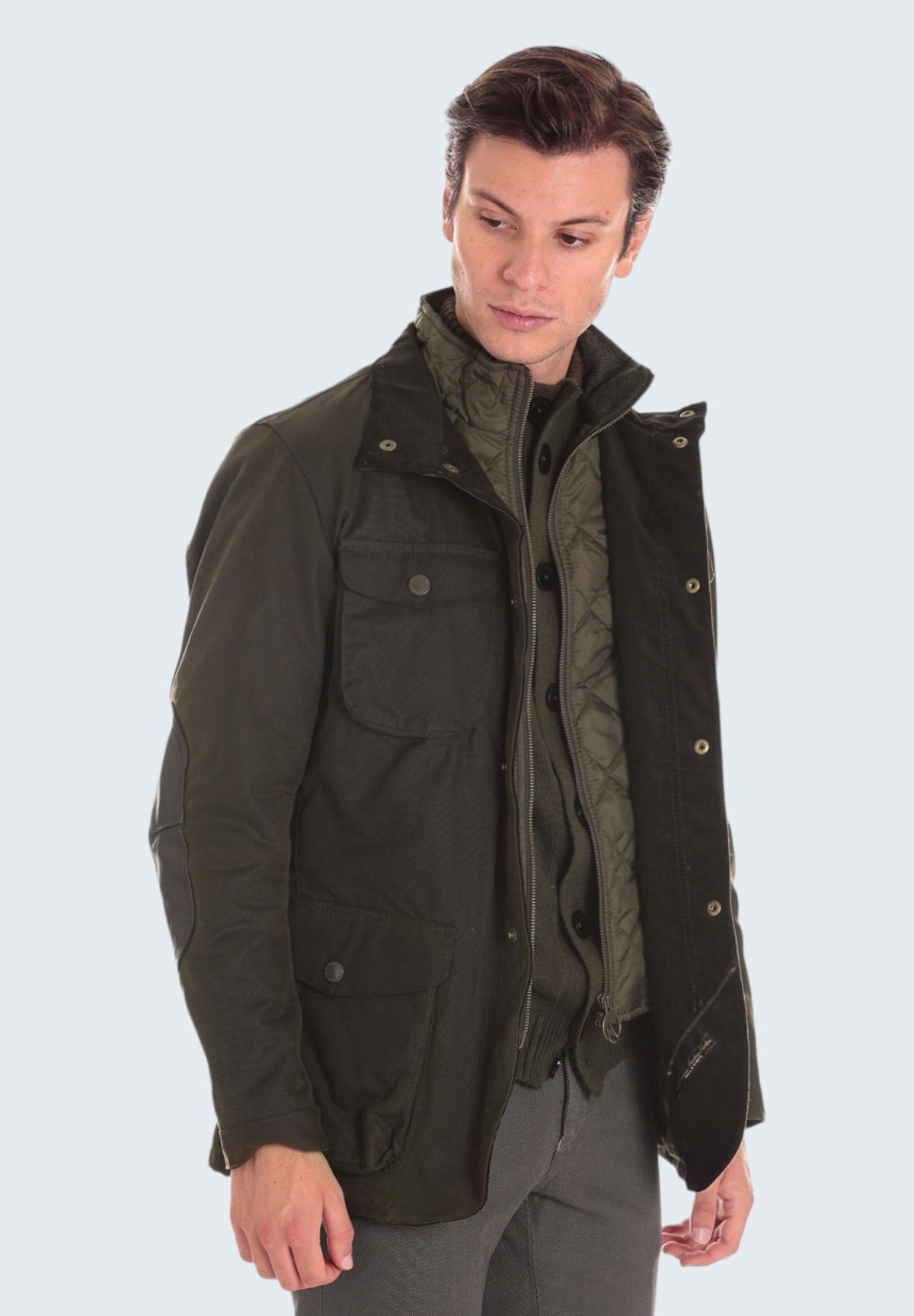 Giubbotto Ogston Wax Jacket MWX0700 Olive