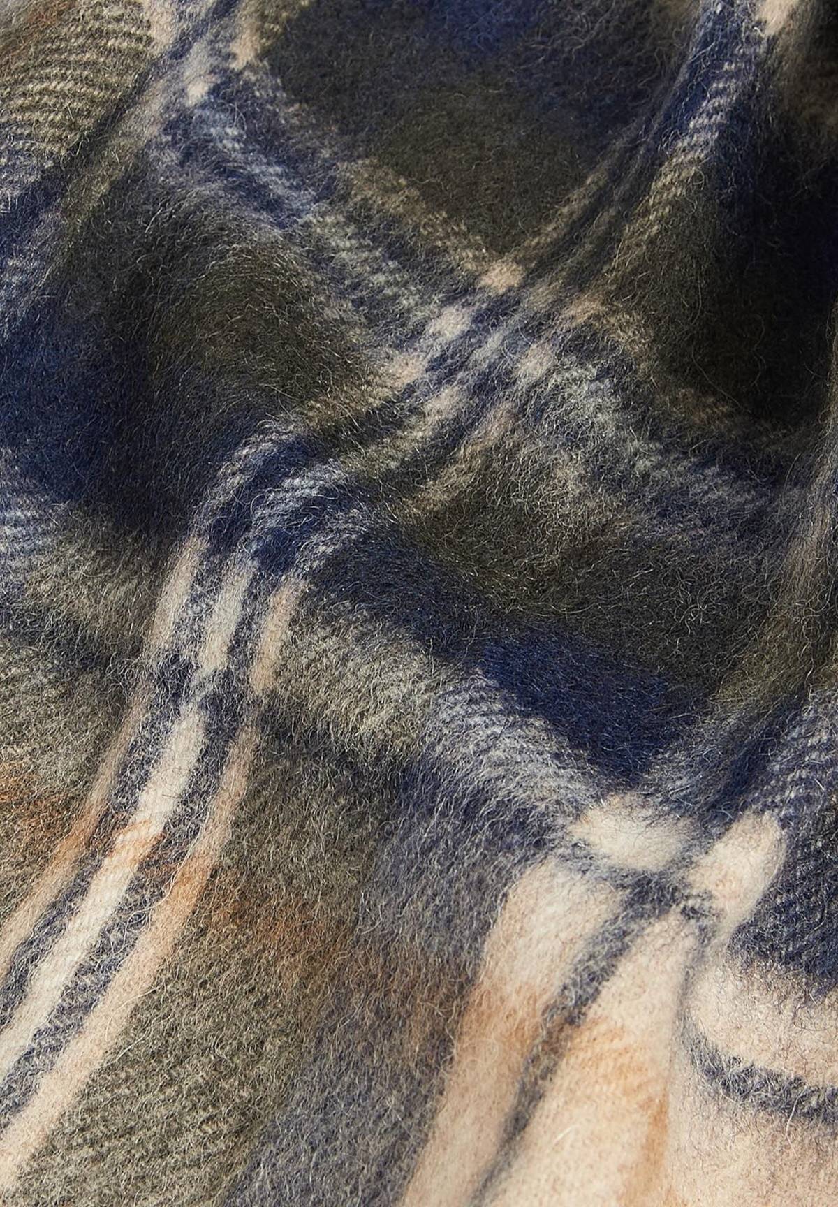 Sciarpa New Check Tartan Scarf USC0137 Sand Beige Plaid