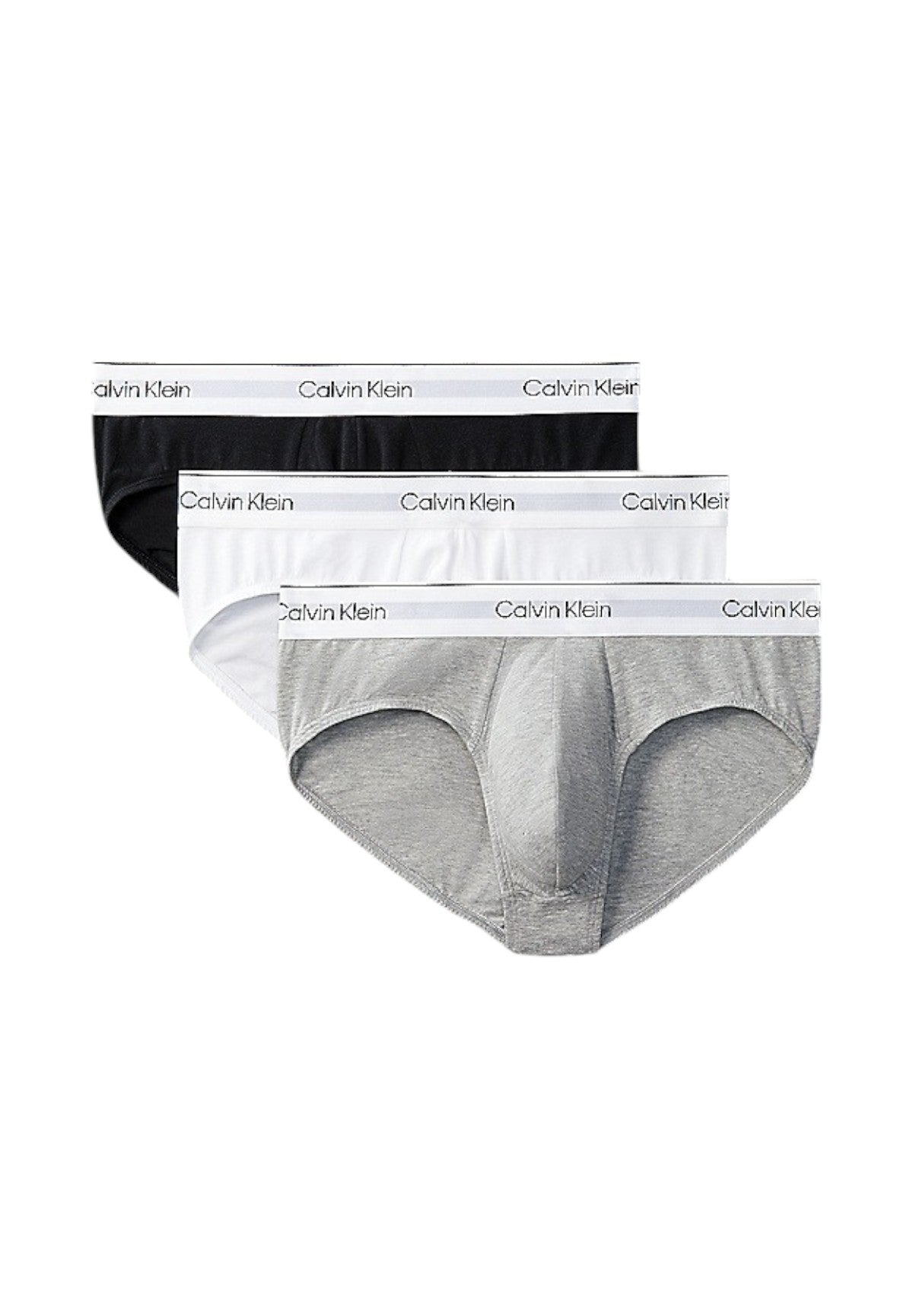 Intimo Hip Brief 3Pk 000NB3962A Black, White, Gray