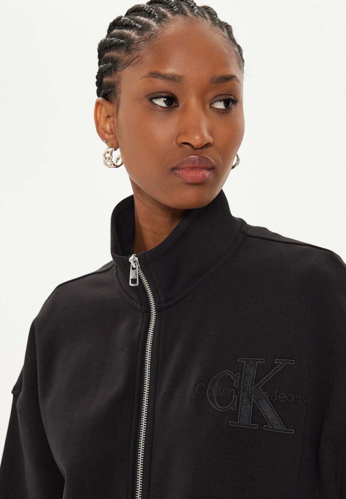 Giubbotto Recycled Hooded Puff K10k113908 Ck Black