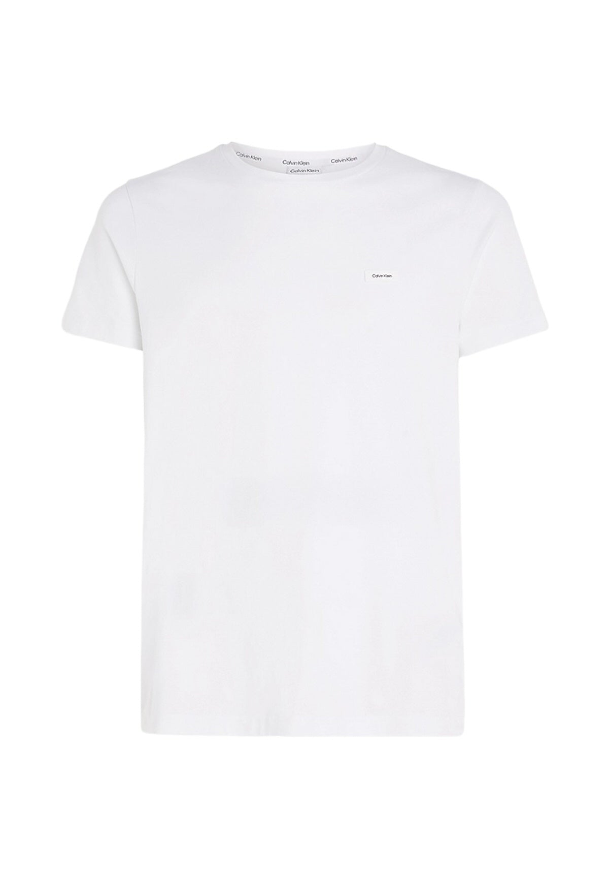 T-Shirt A Maniche Corte Stretch Slim Fit T-Shirt K10k112724 Bright White