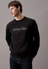 Calvin Klein Felpa Girocollo Shadow Embossed Logo K10k113081 Ck Black