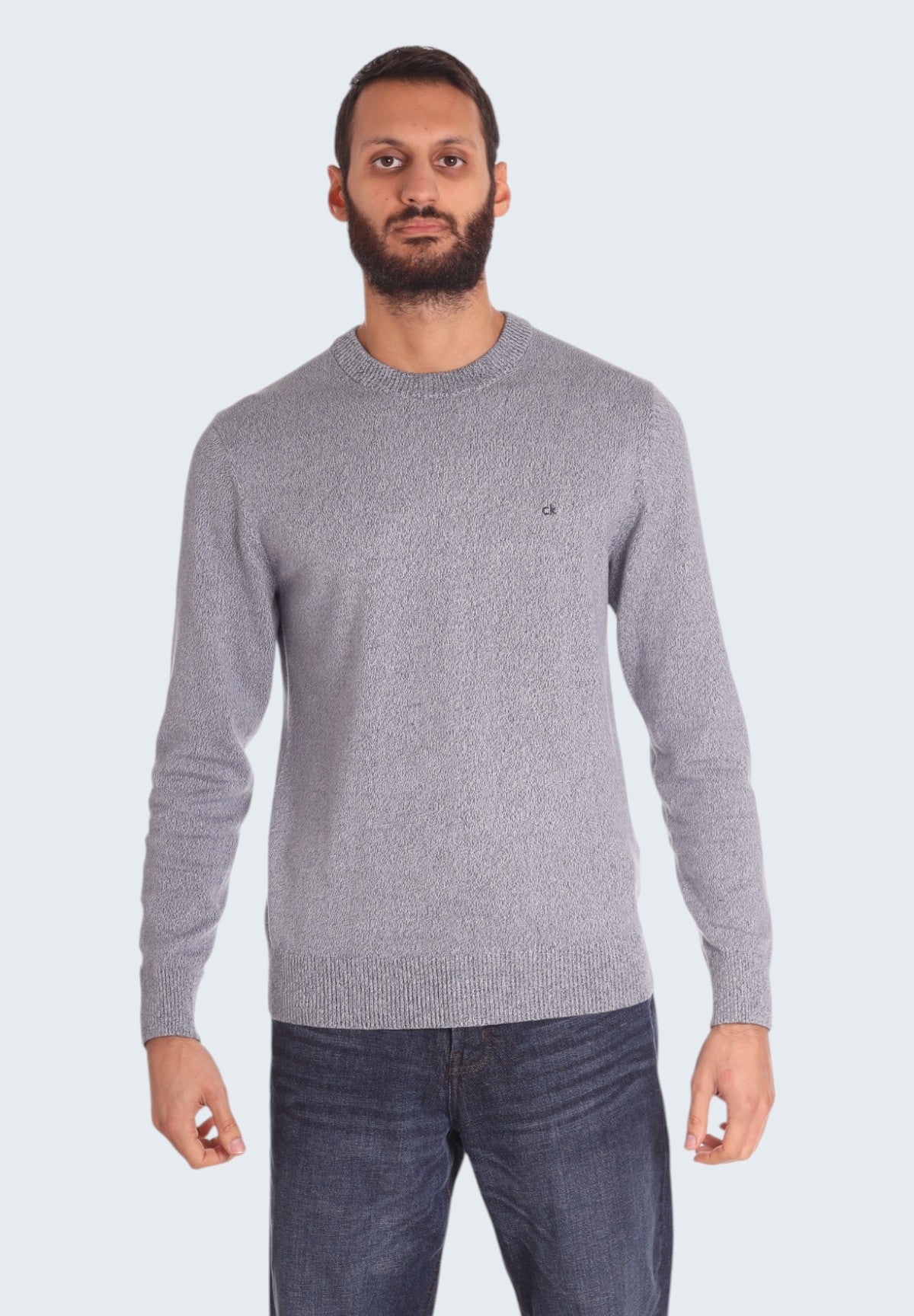 Maglione Girocollo Mouline Cn Sweater K10K113419 Ink