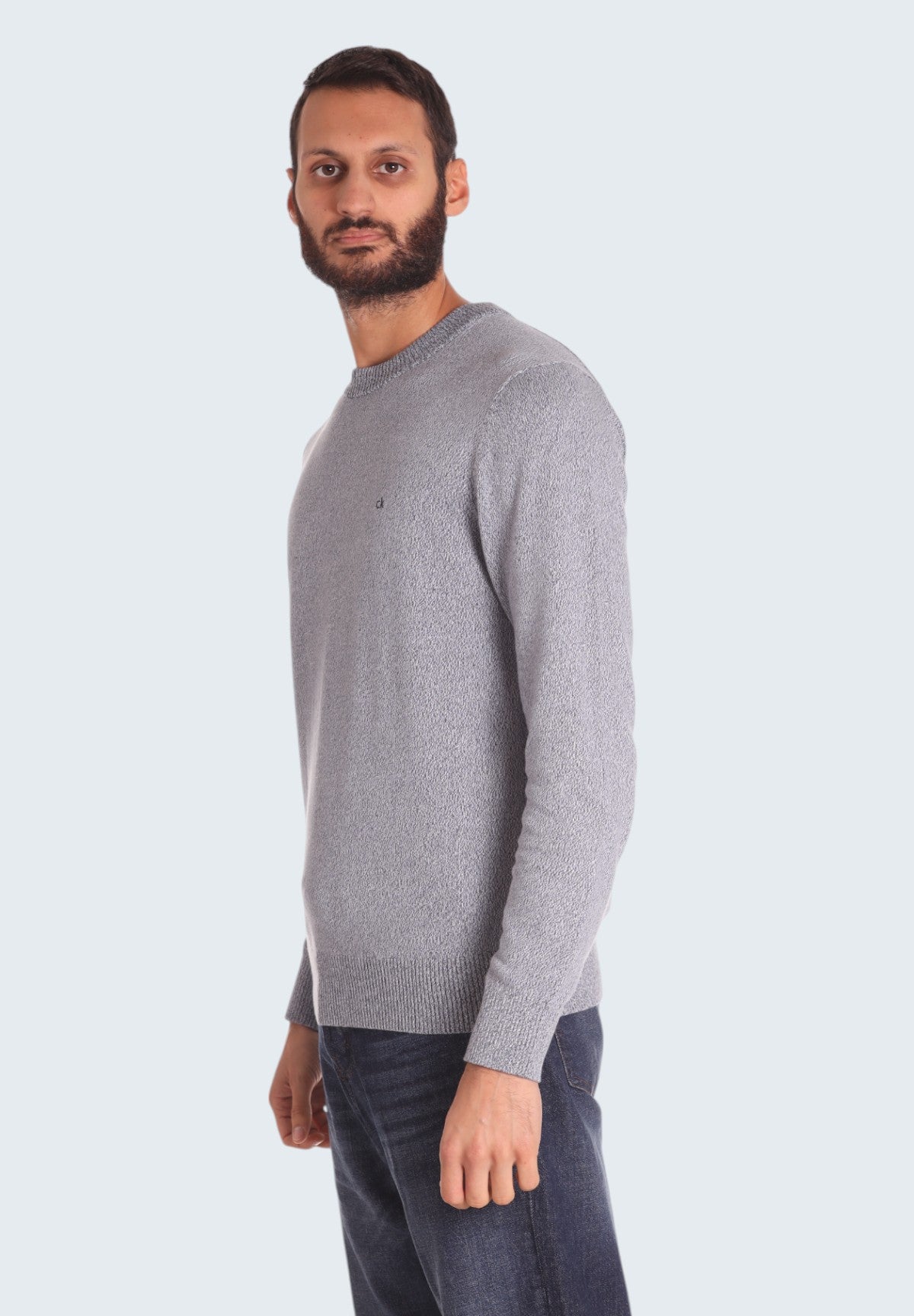 Maglione Girocollo Mouline Cn Sweater K10K113419 Ink