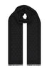 Calvin Klein Sciarpa Monogram Woven Light Scarf K50K509700 Black