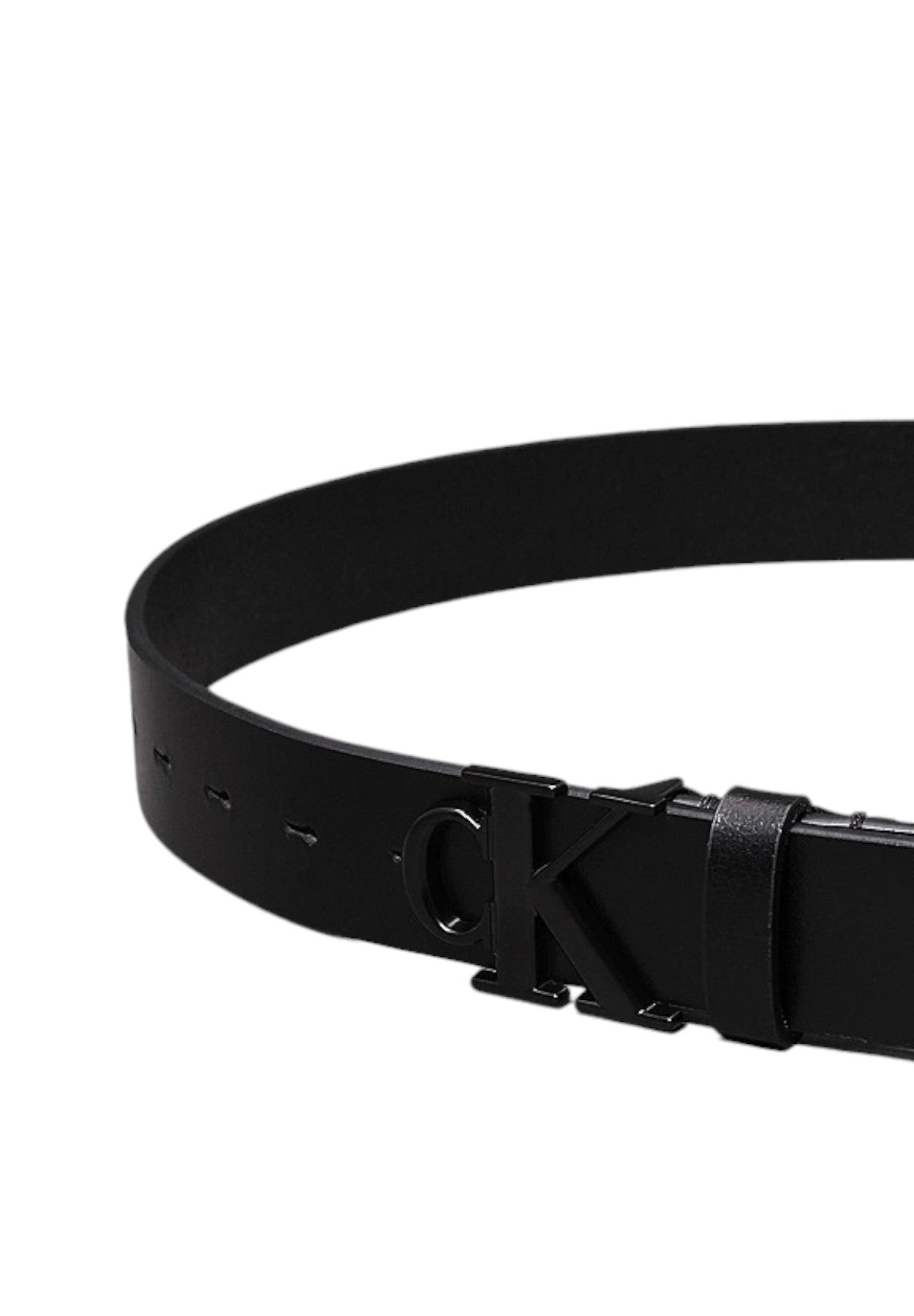 Cintura Round Mono Plaque Lthr Belt 35Mm K50K512068 Black