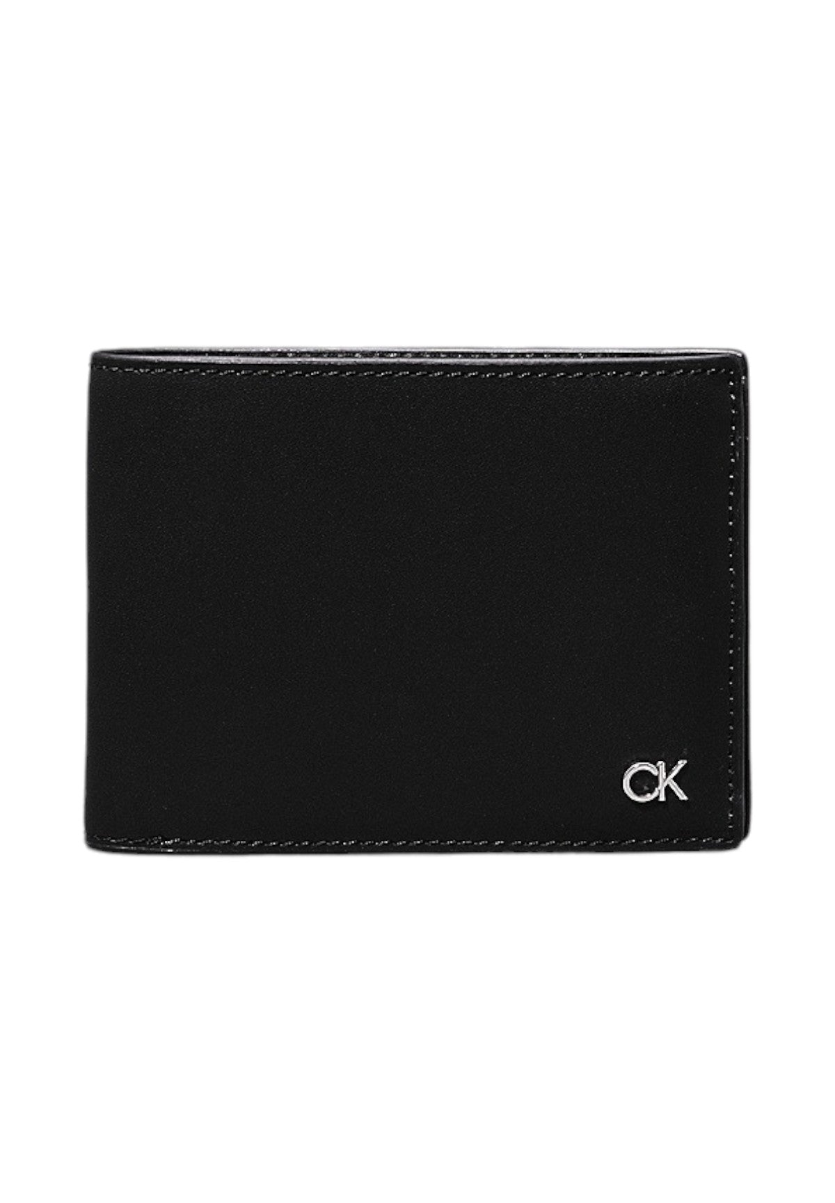 Portafoglio Metal Ck Trifold 10Cc W/Coin K50K512291 CK Black