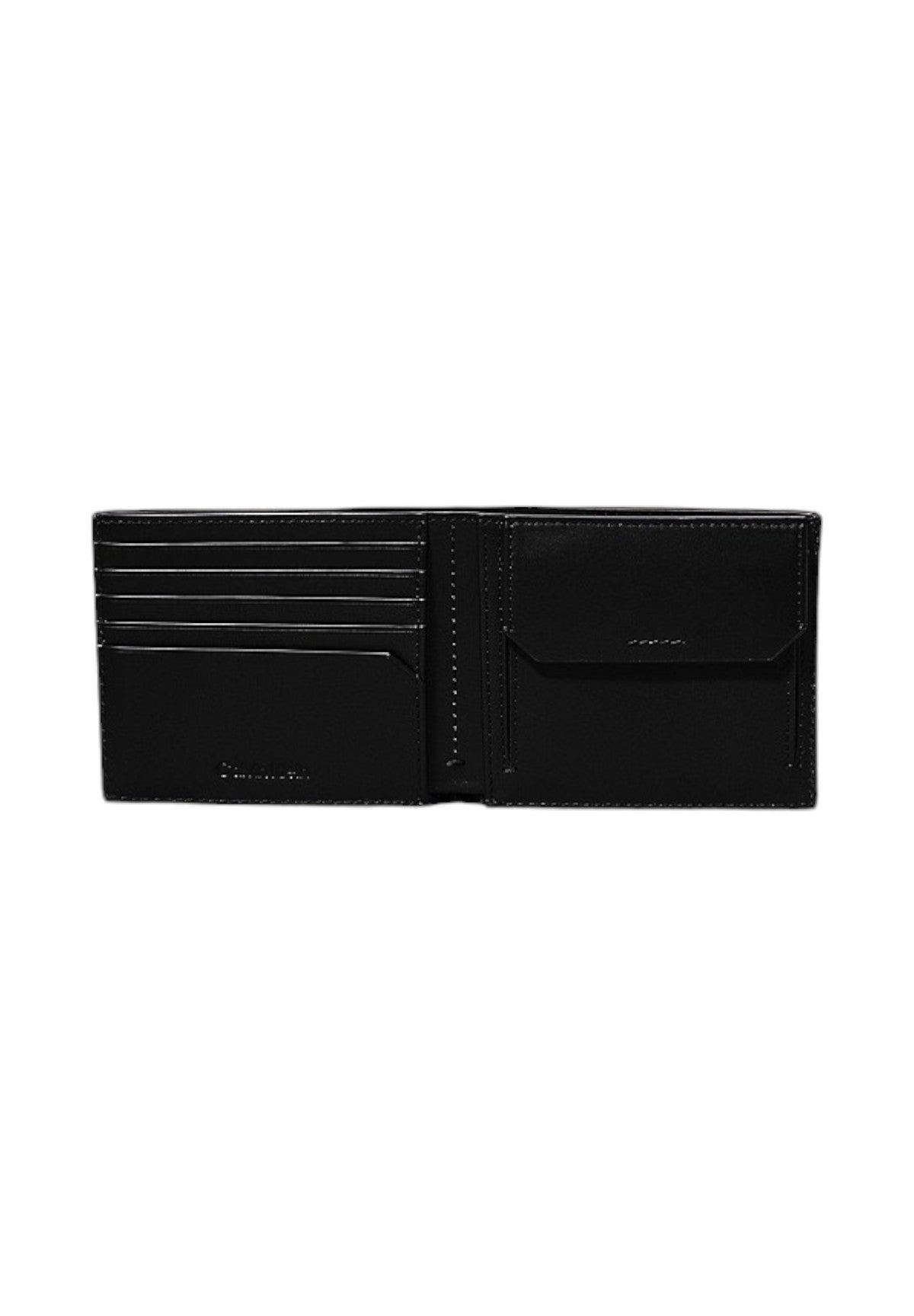 Portafoglio Metal Ck Bifold 5Cc W/Coin K50K512294 CK Black