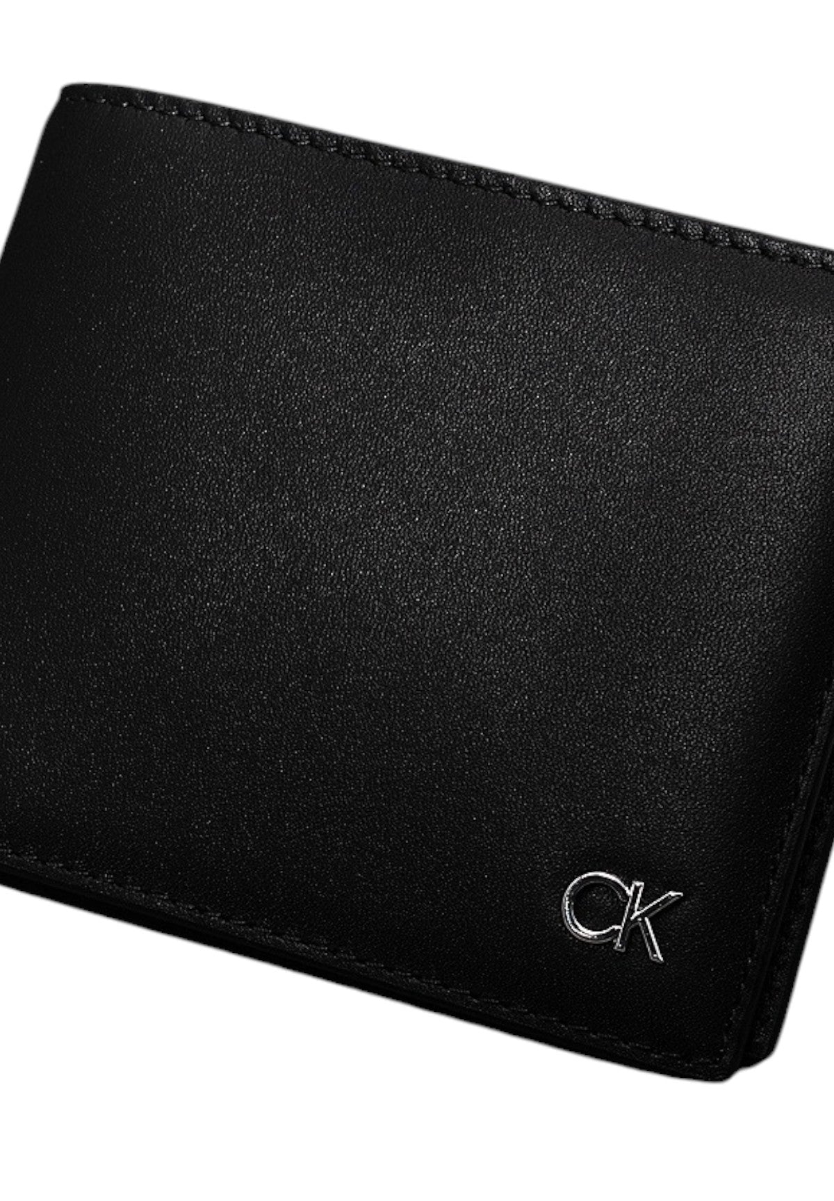 Portafoglio Metal Ck Bifold 5Cc W/Coin K50K512294 CK Black