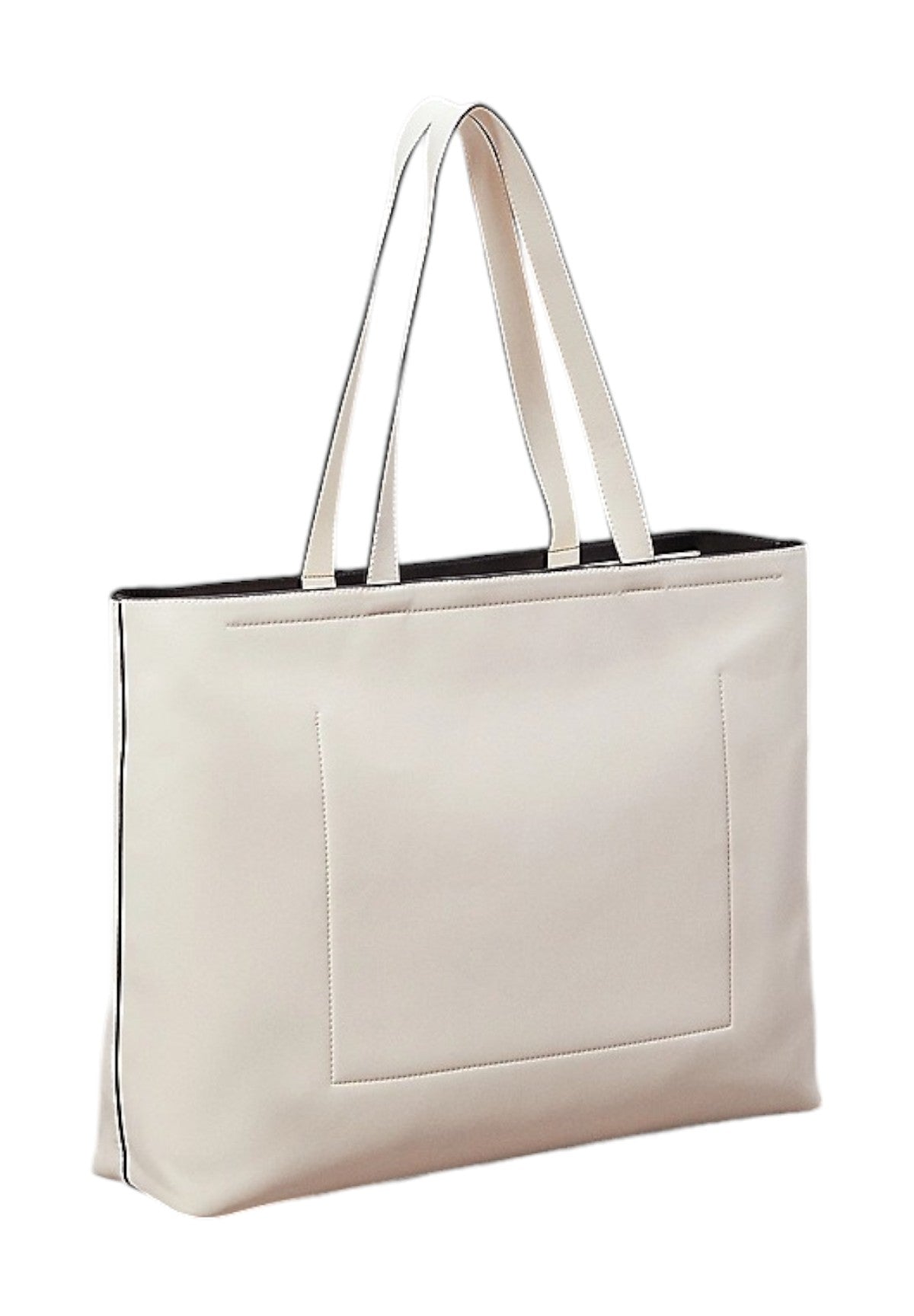 Borsa Tote Sculpted Slim Tote34 Deboss K60K612724 Bianco