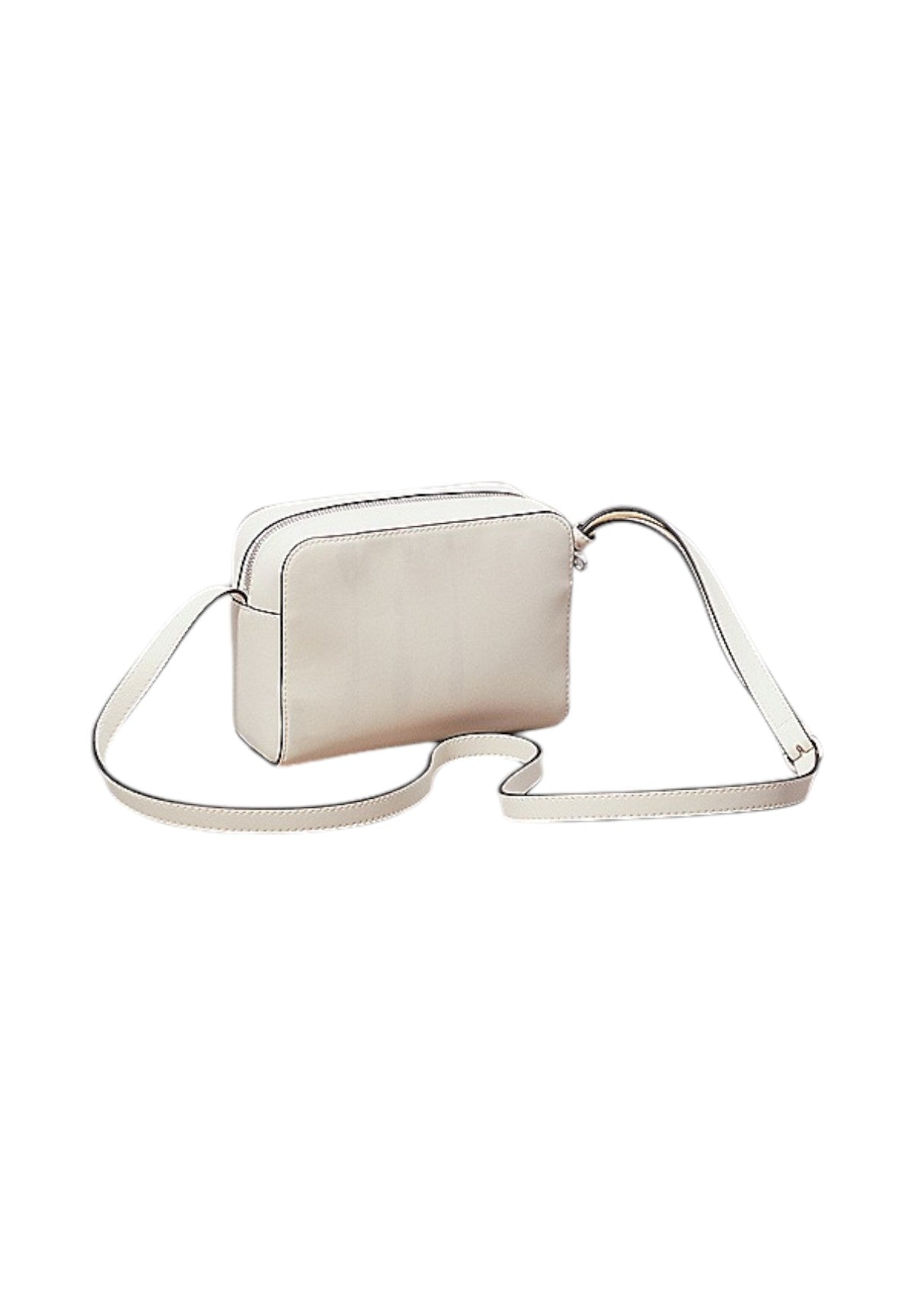 Borsa a Tracolla Sculpted Camera Bag Deboss K60K612726 Bianco