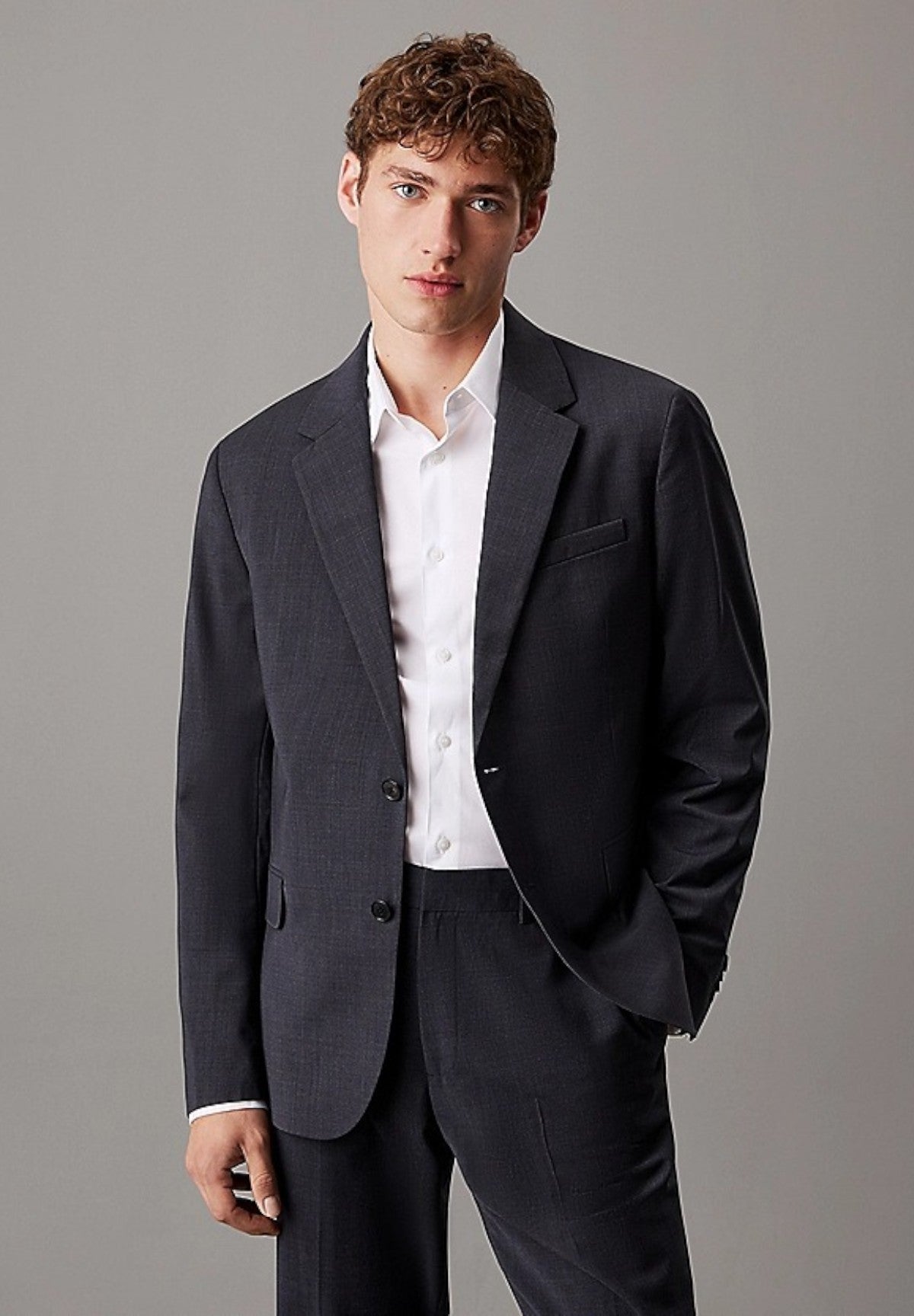 Giacca Refined Slim Blazer LV040EM591 Charcoal Heather