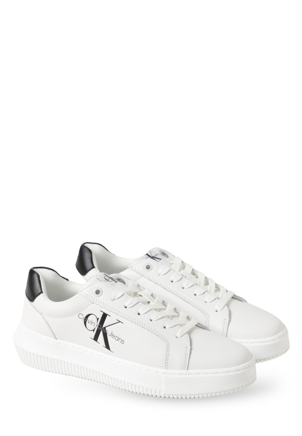 Sneakers Chunky Cupsole Mono YW0YW00823 Bright White-Black